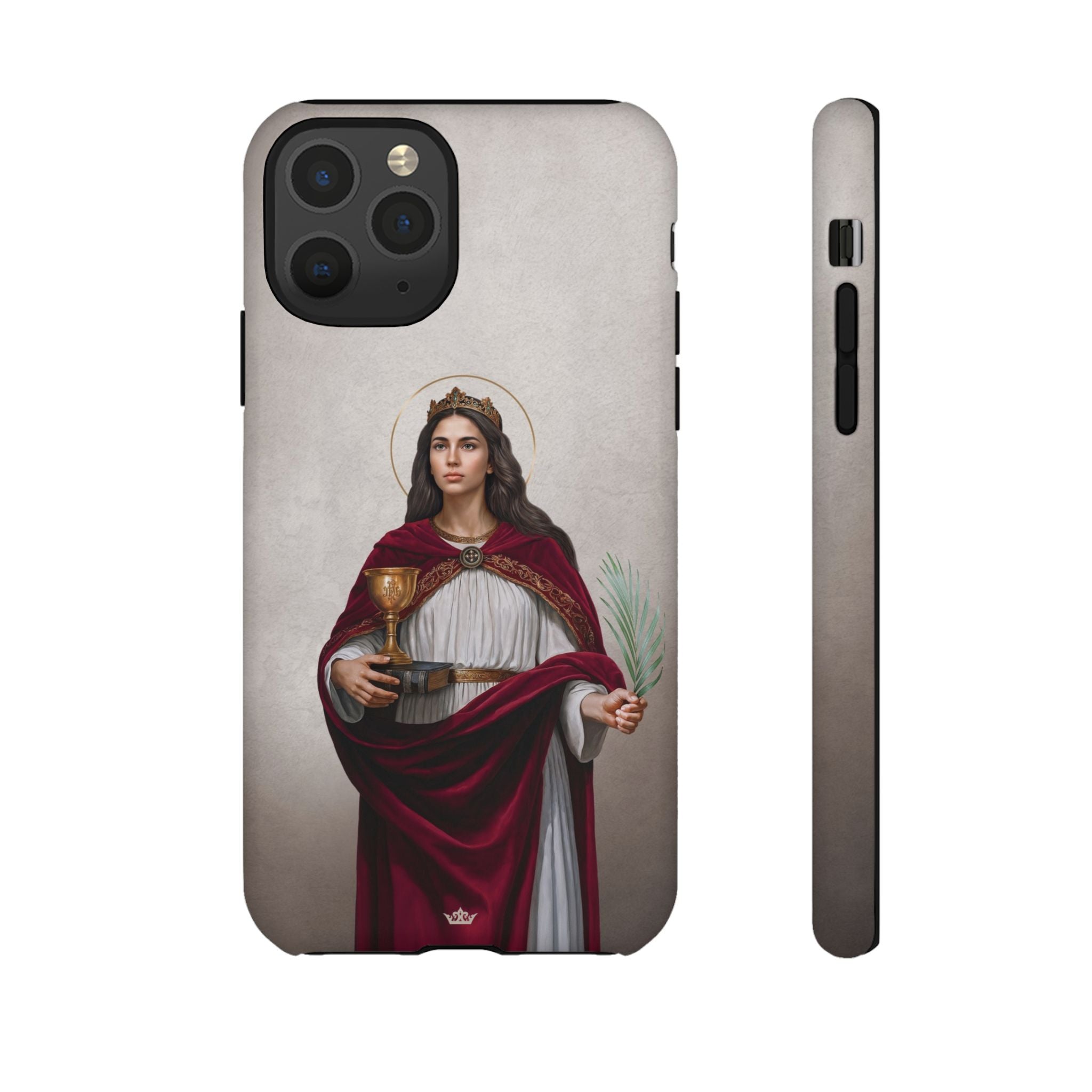 St. Barbara Hard Phone Case (Light)