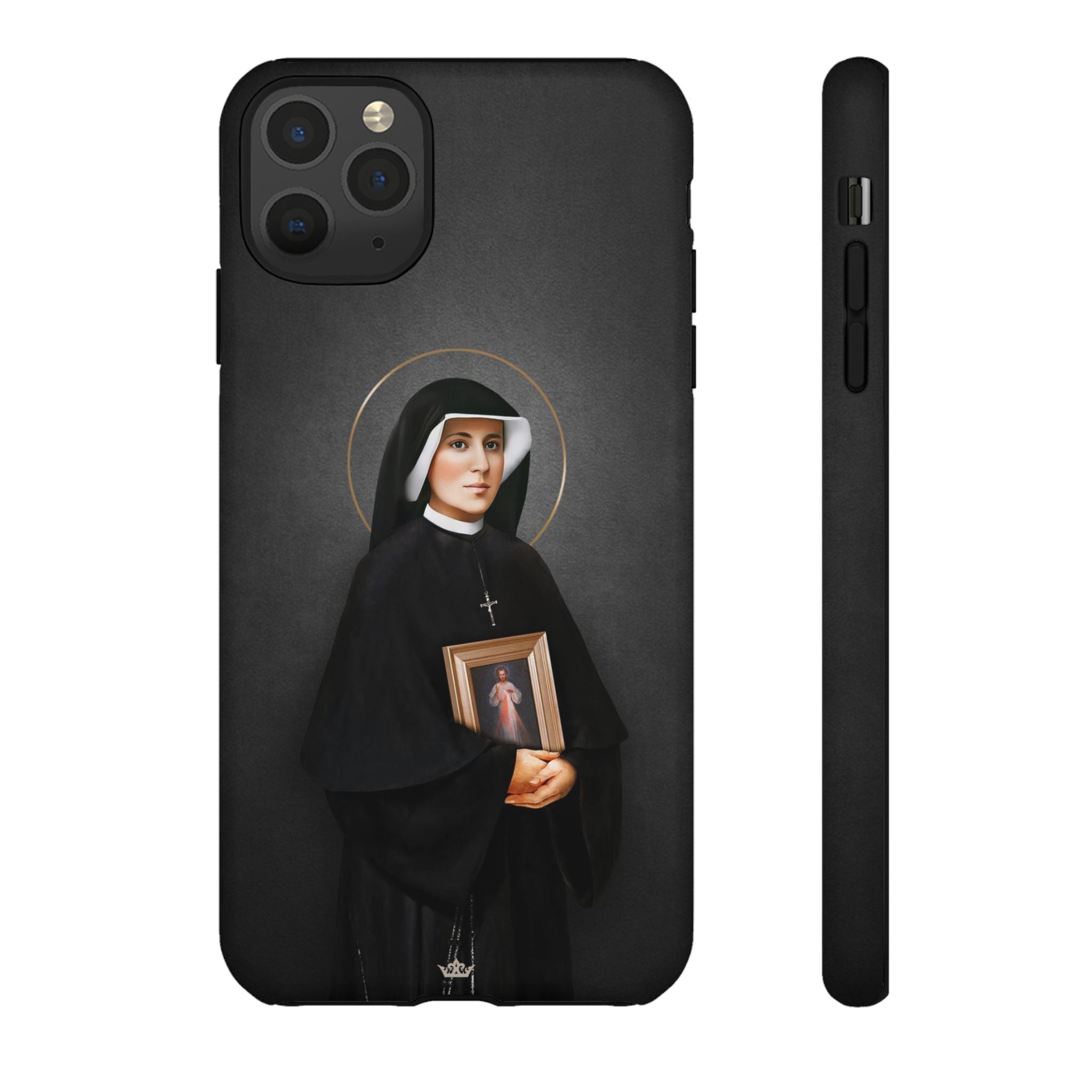 St. Faustina Hard Phone Case (Dark)