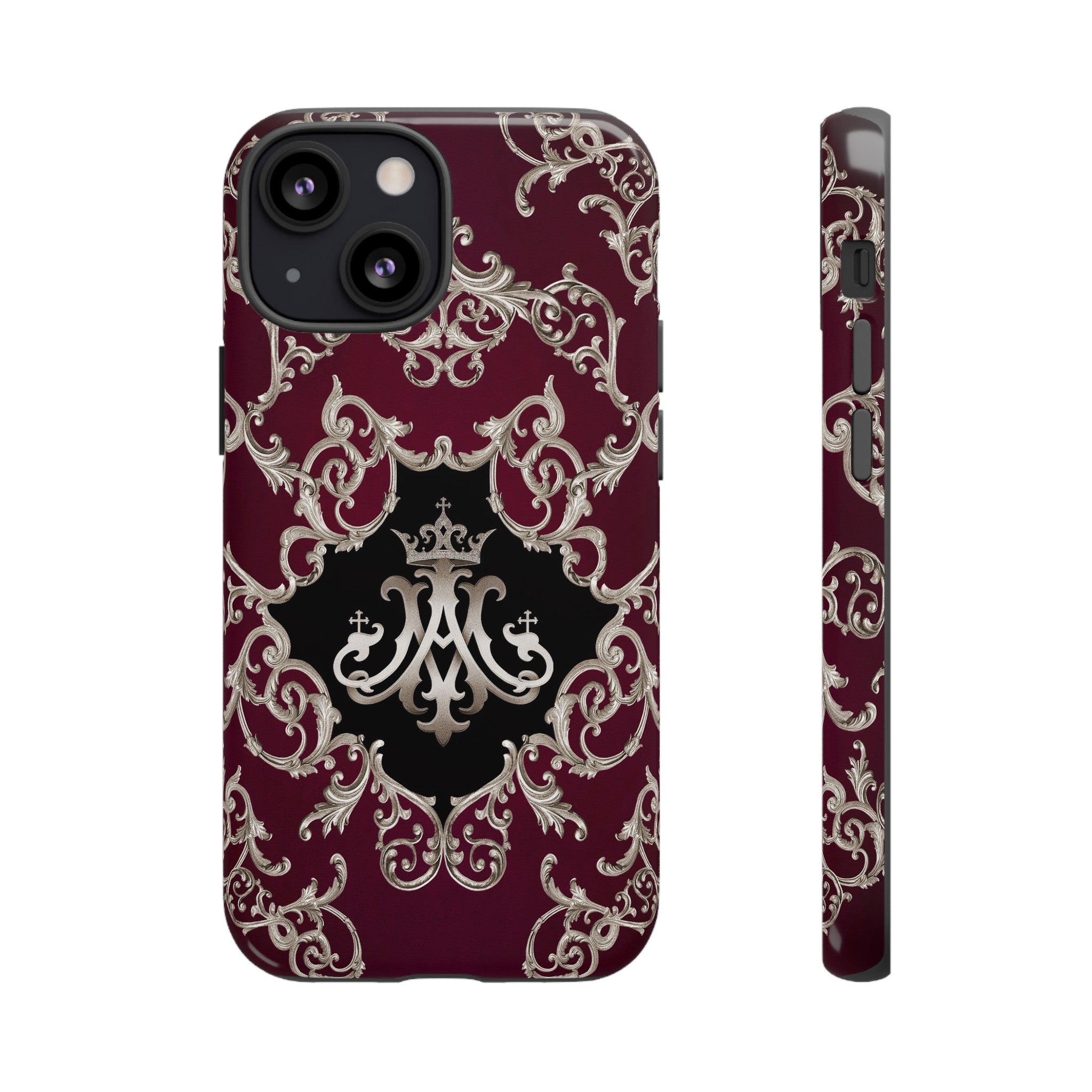 Ave Maria Hard Phone Case (Baroque Mahogany)