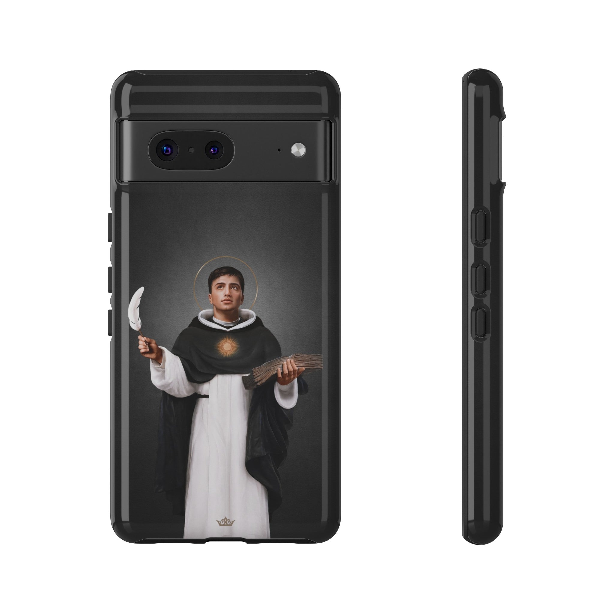 St. Thomas Aquinas Hard Phone Case (Dark)