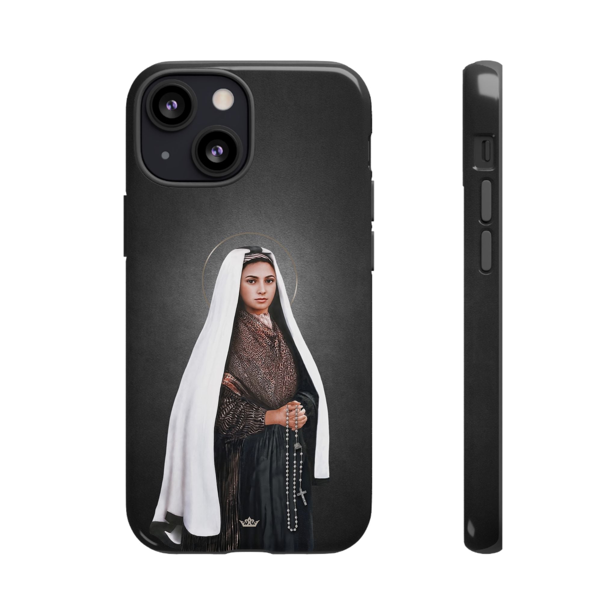 St. Bernadette Hard Phone Case (Dark)