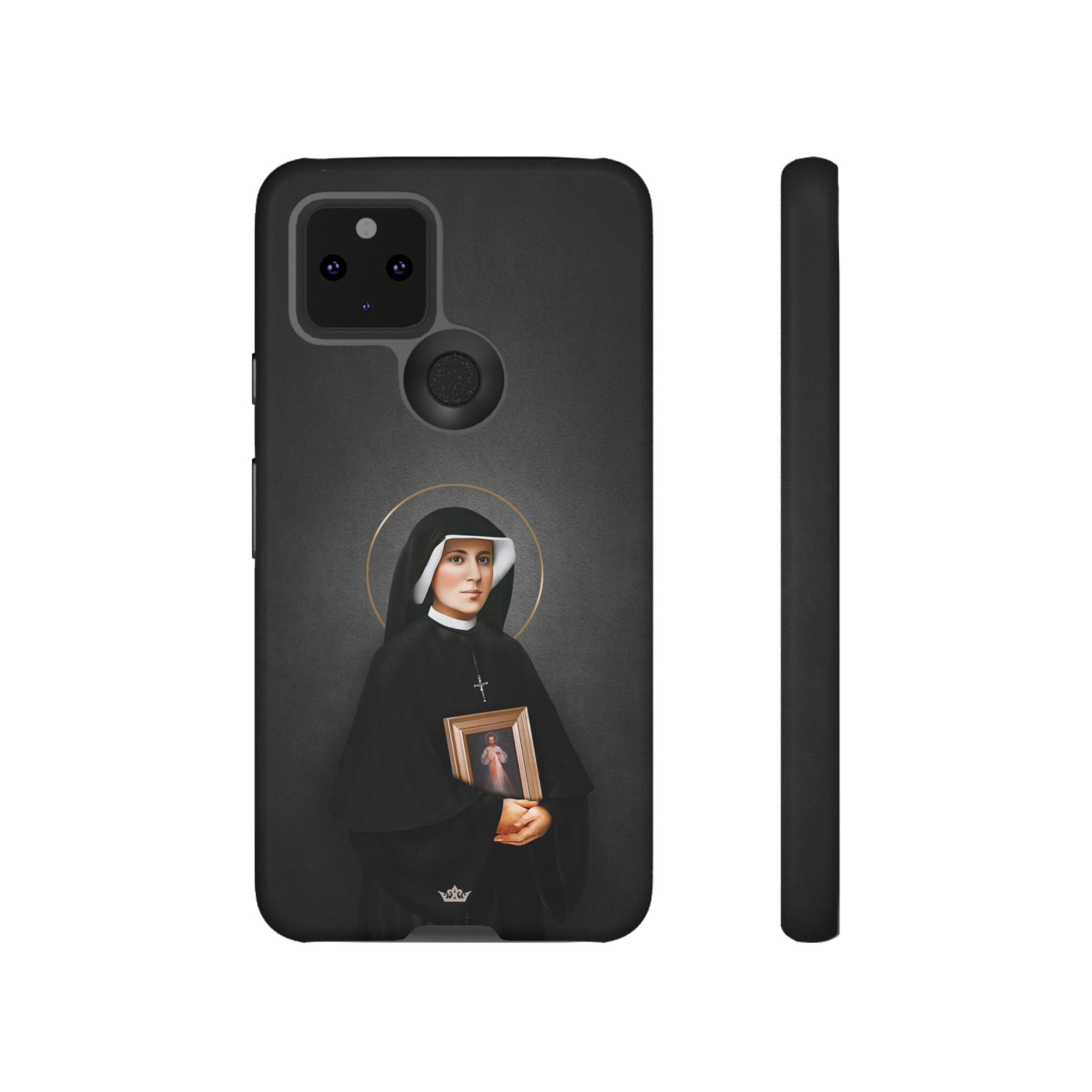 St. Faustina Hard Phone Case (Dark)