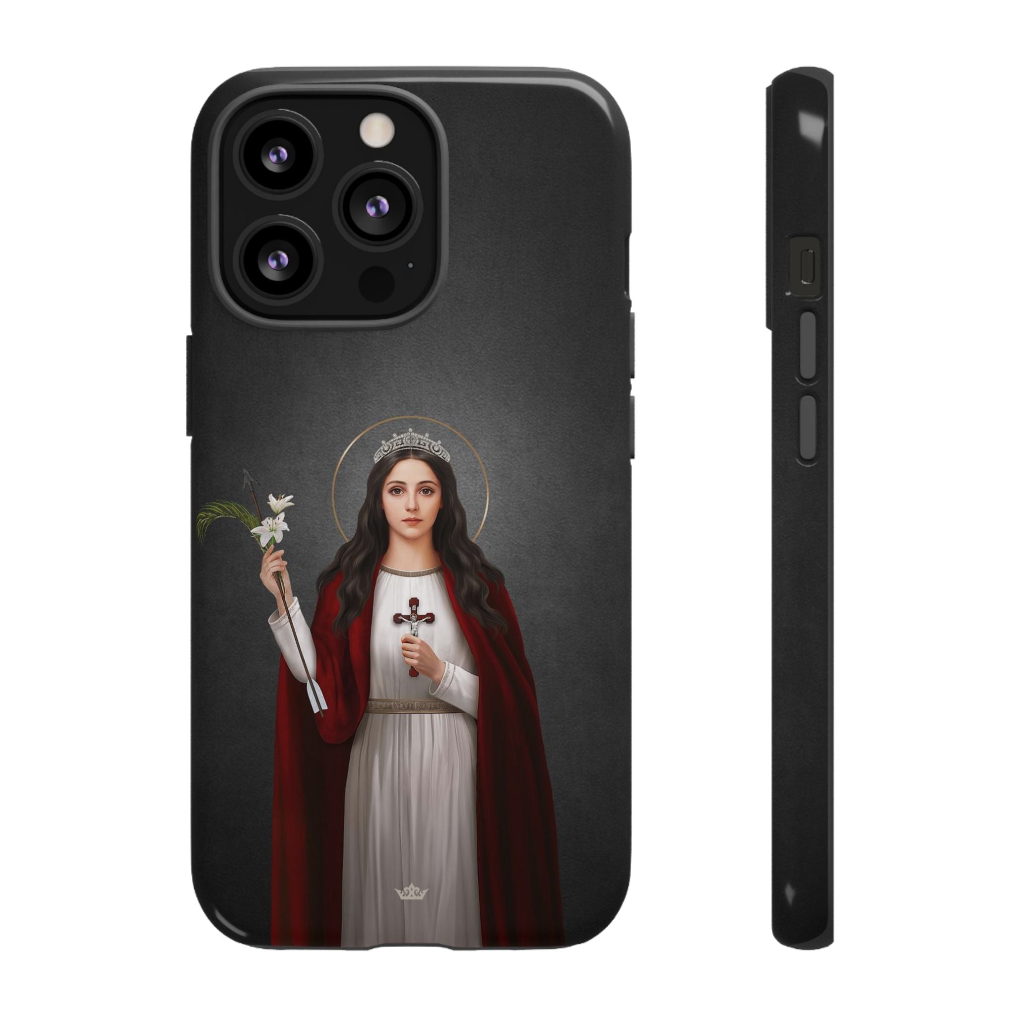 St. Philomena Hard Phone Case (Dark)