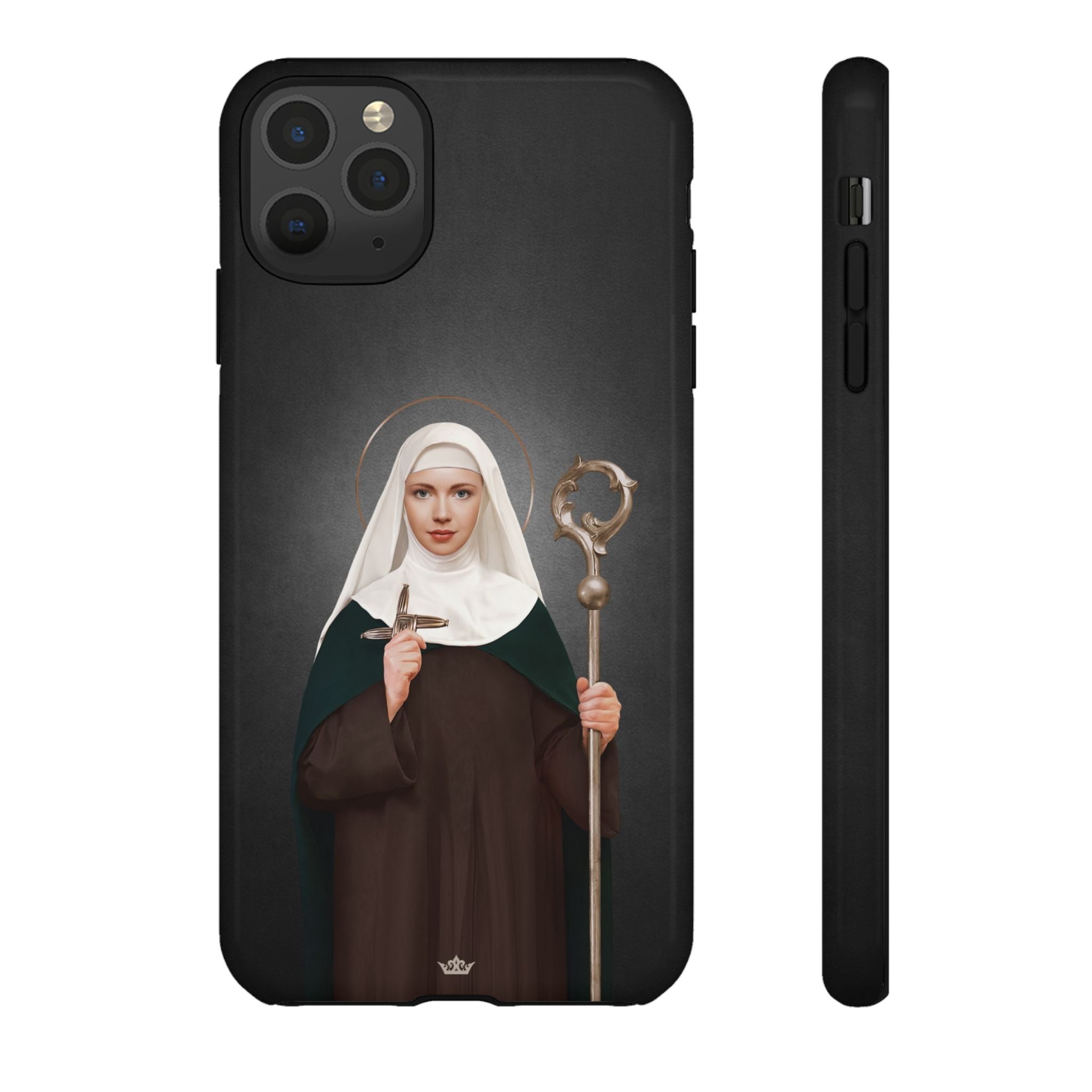 St. Brigid of Ireland Hard Phone Case (Dark)