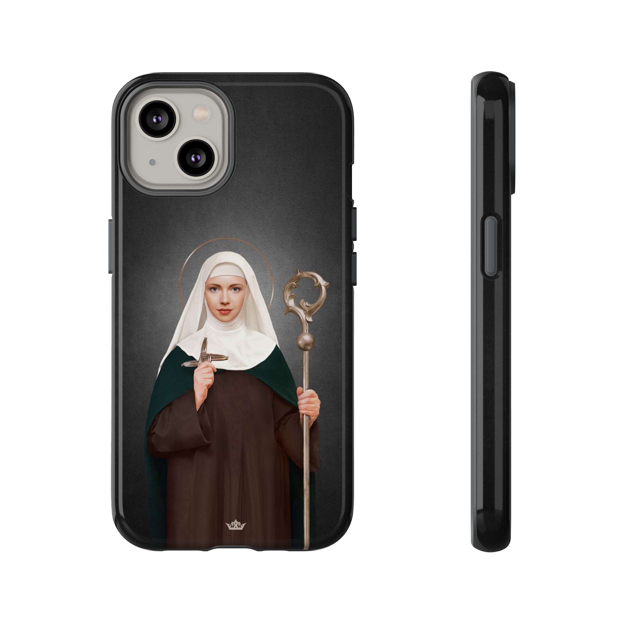 St. Brigid of Ireland Hard Phone Case (Dark)