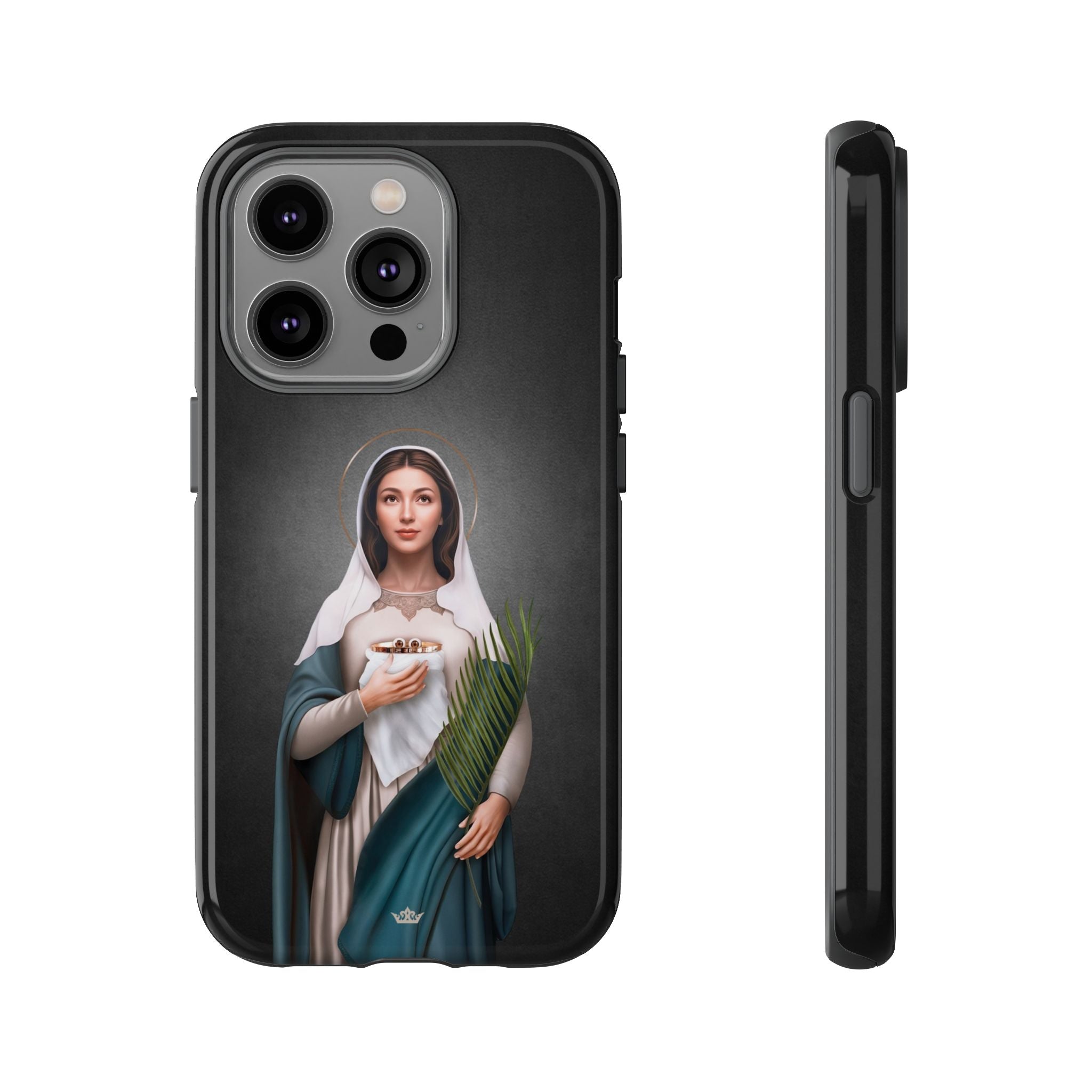 St. Lucy Hard Phone Case (Dark)