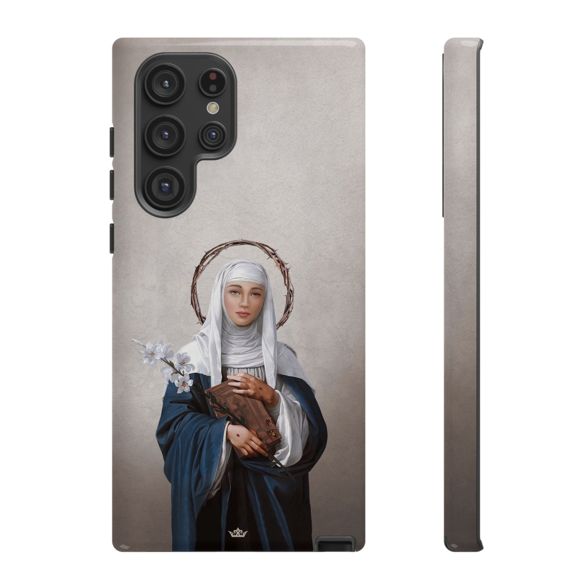 St. Catherine of Siena Hard Phone Case (Light)