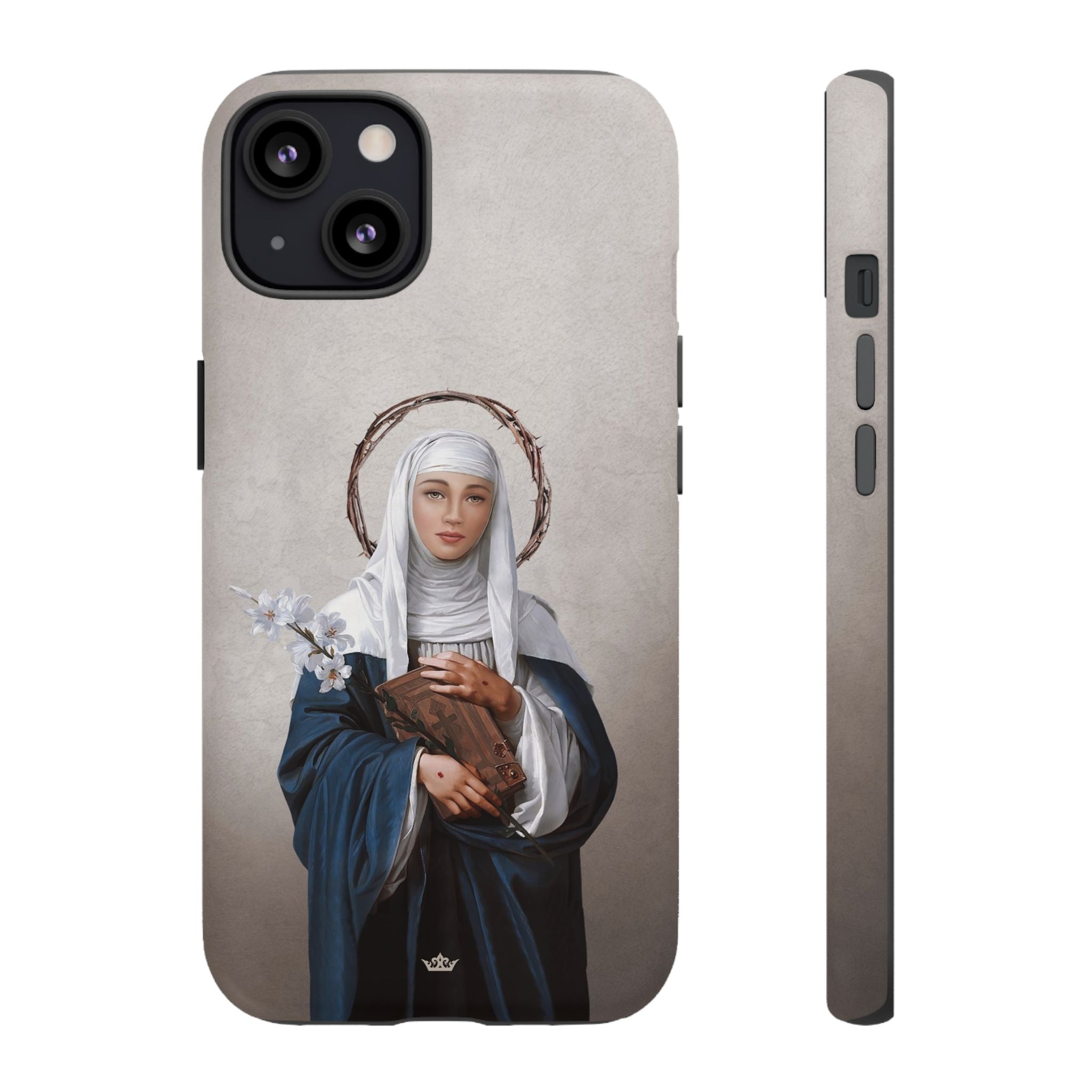 St. Catherine of Siena Hard Phone Case (Light)