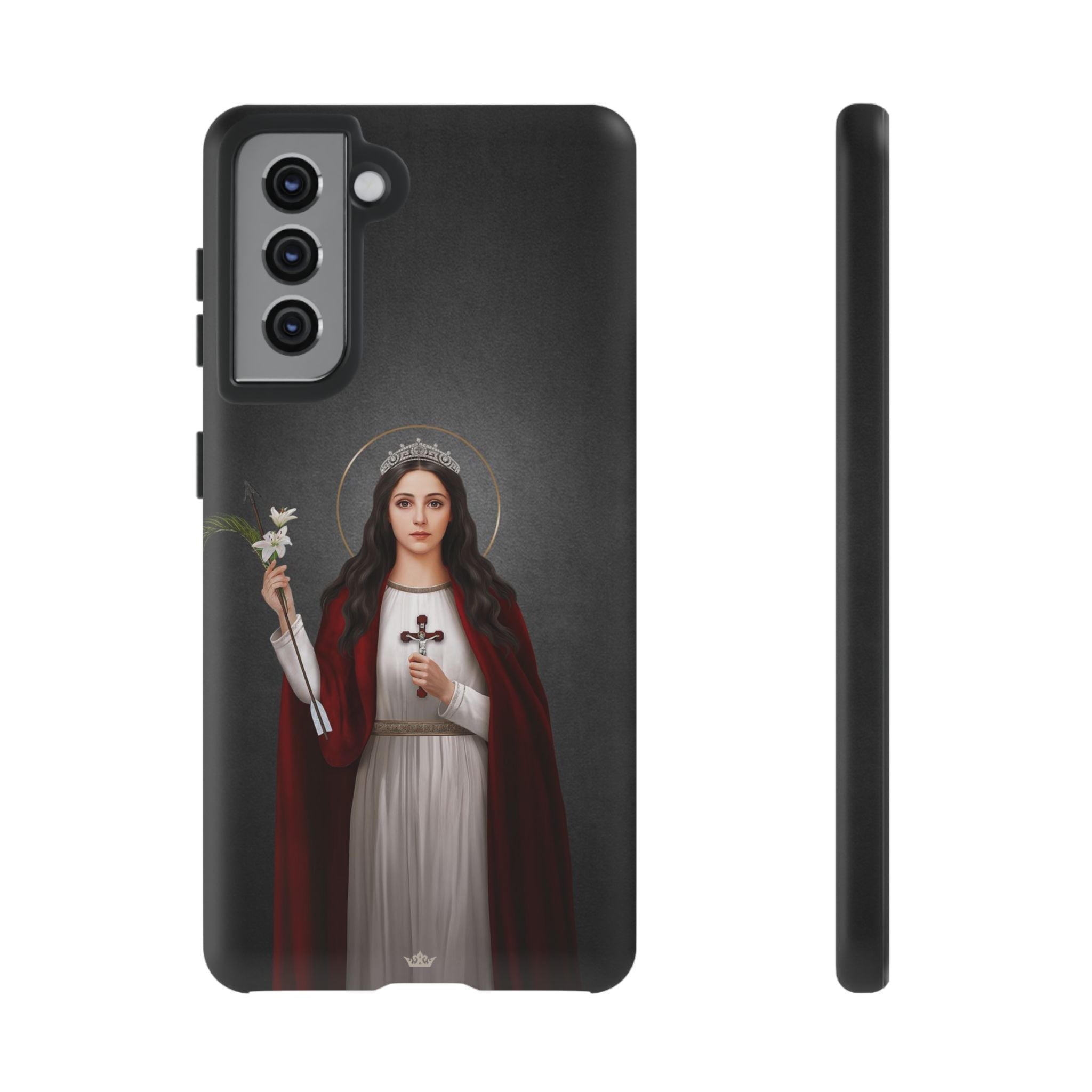 St. Philomena Hard Phone Case (Dark)