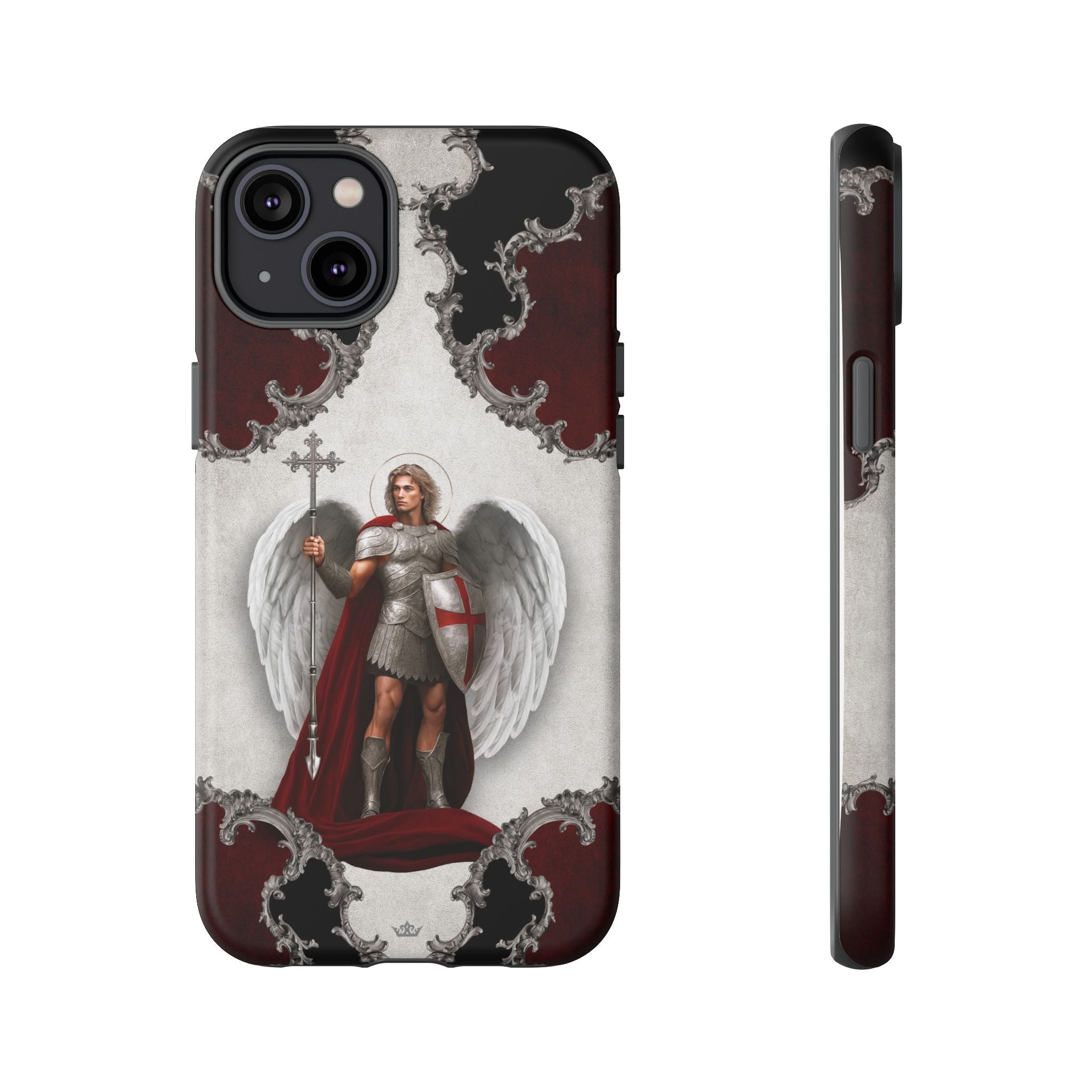 St. Michael the Archangel Victorious Hard Phone Case (Baroque)