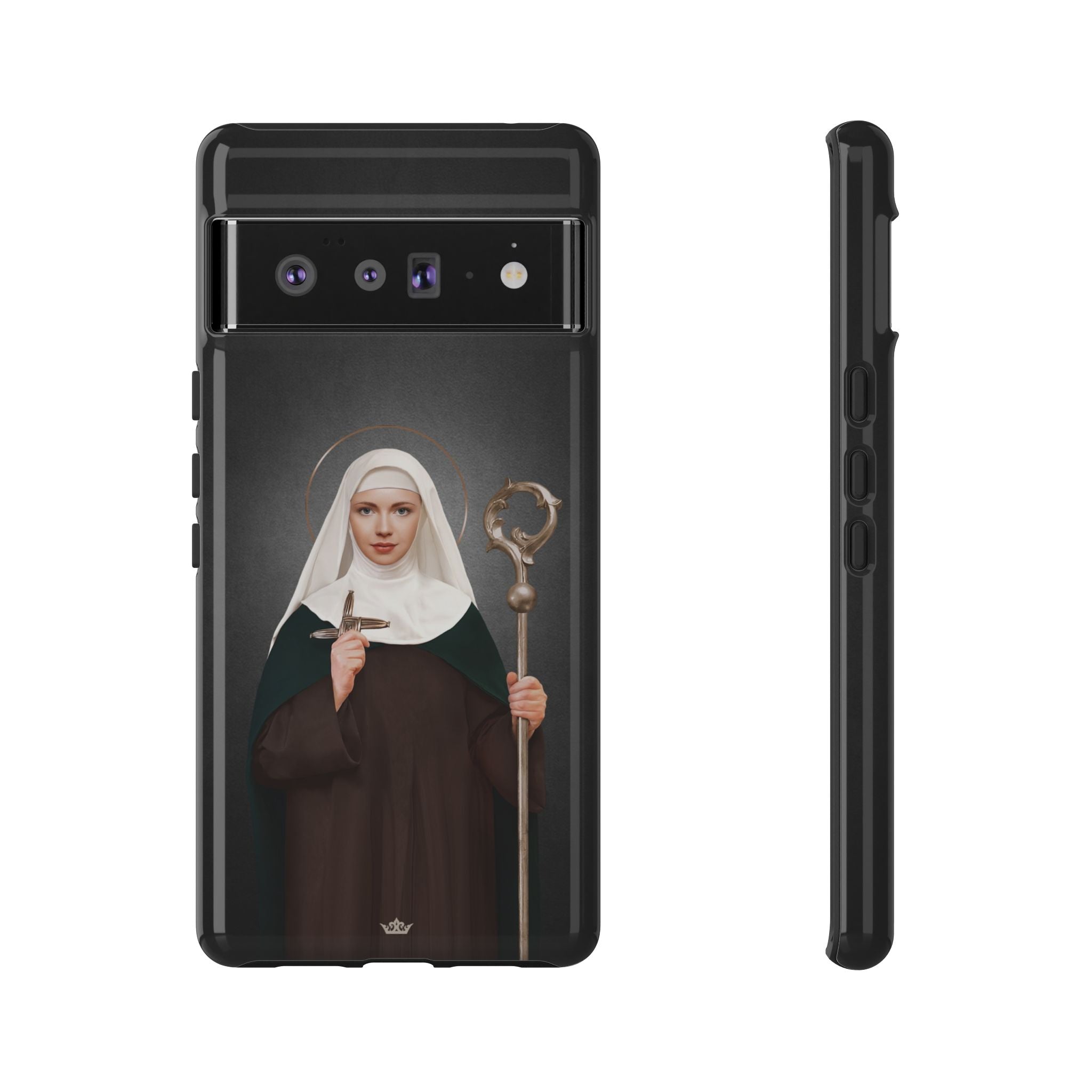 St. Brigid of Ireland Hard Phone Case (Dark)