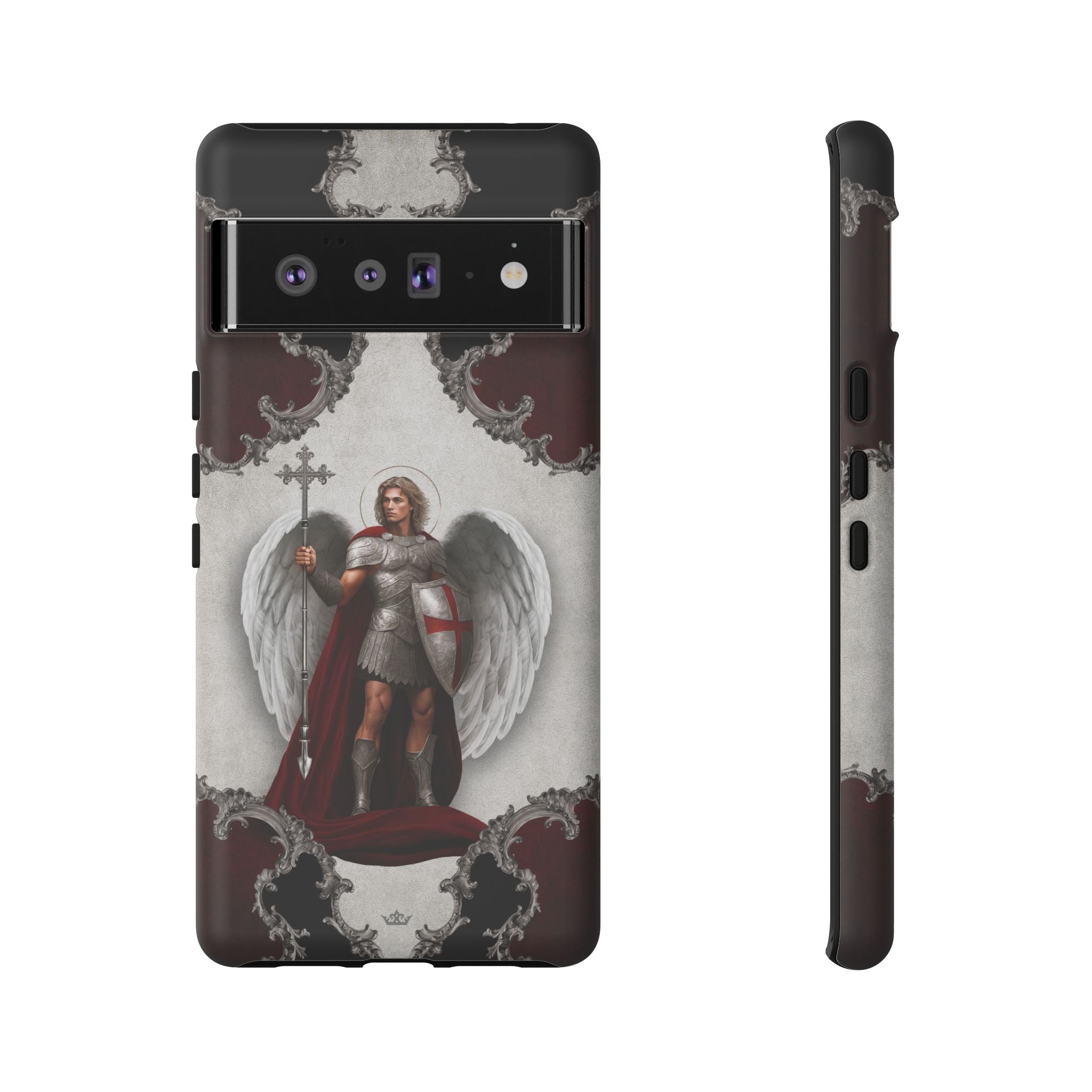 St. Michael the Archangel Victorious Hard Phone Case (Baroque)