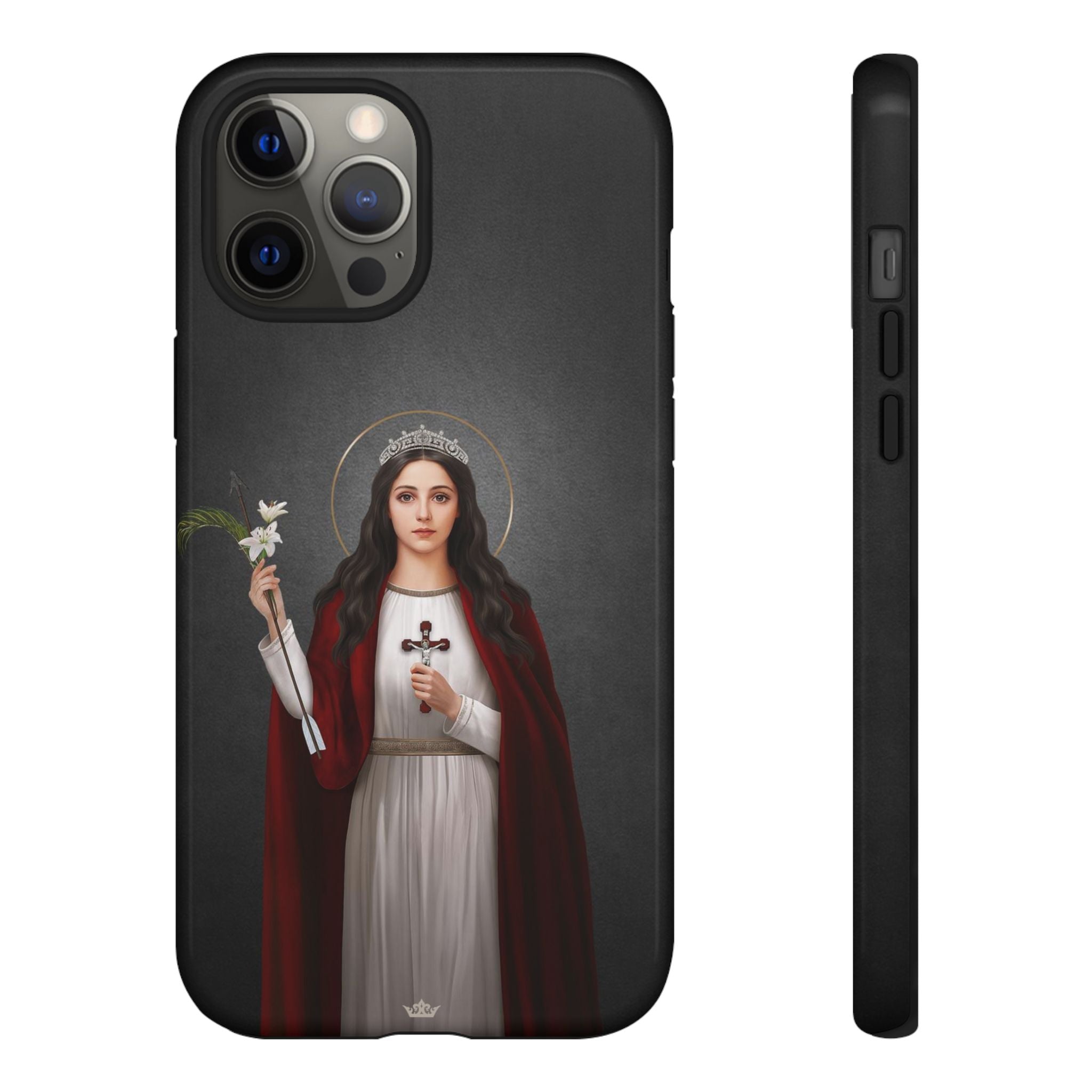 St. Philomena Hard Phone Case (Dark)