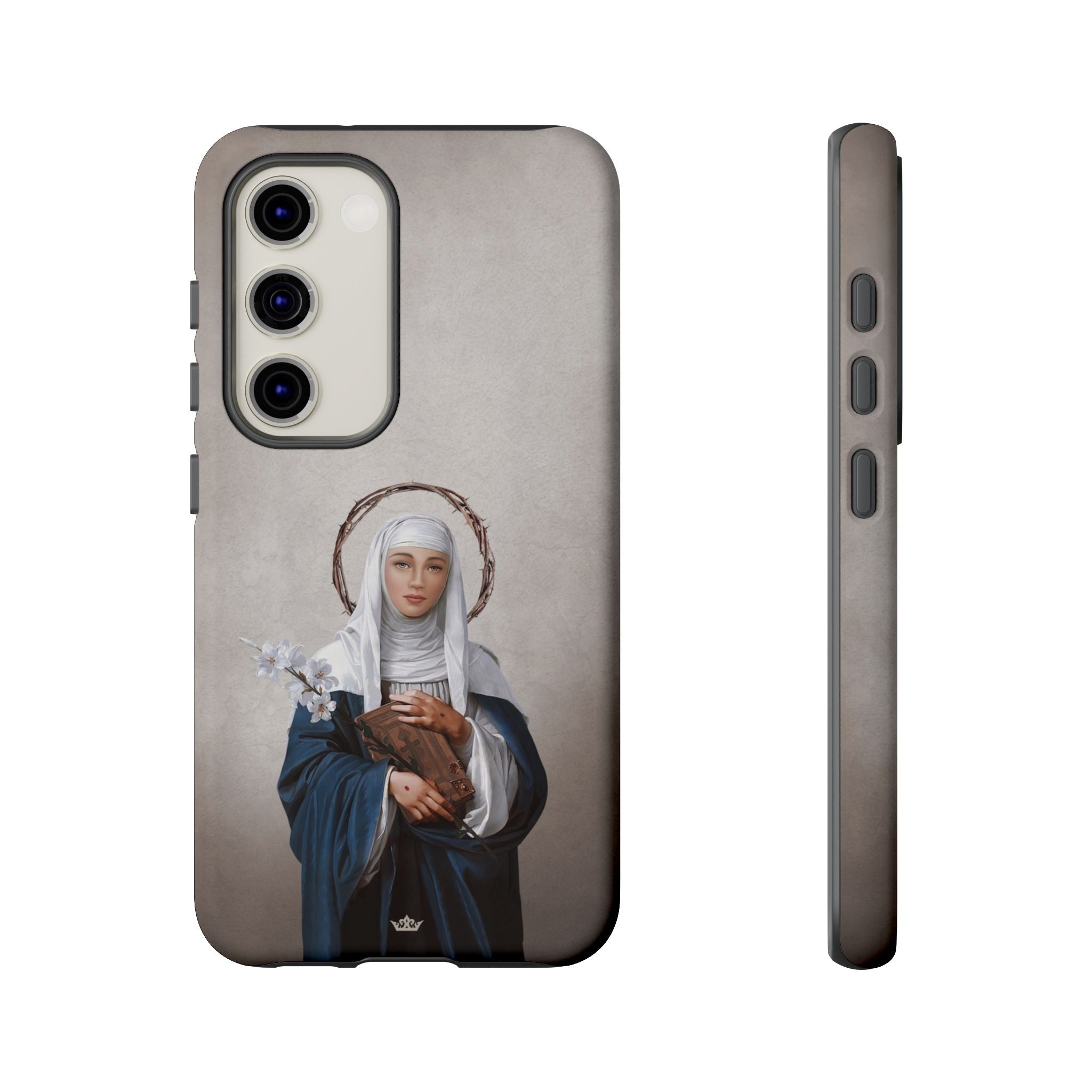 St. Catherine of Siena Hard Phone Case (Light)