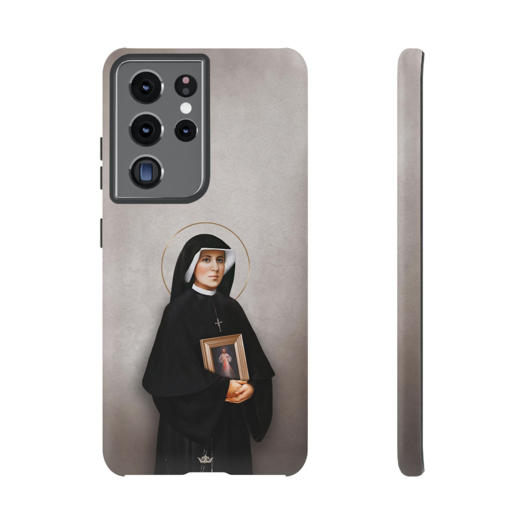 St. Faustina Hard Phone Case (Light)