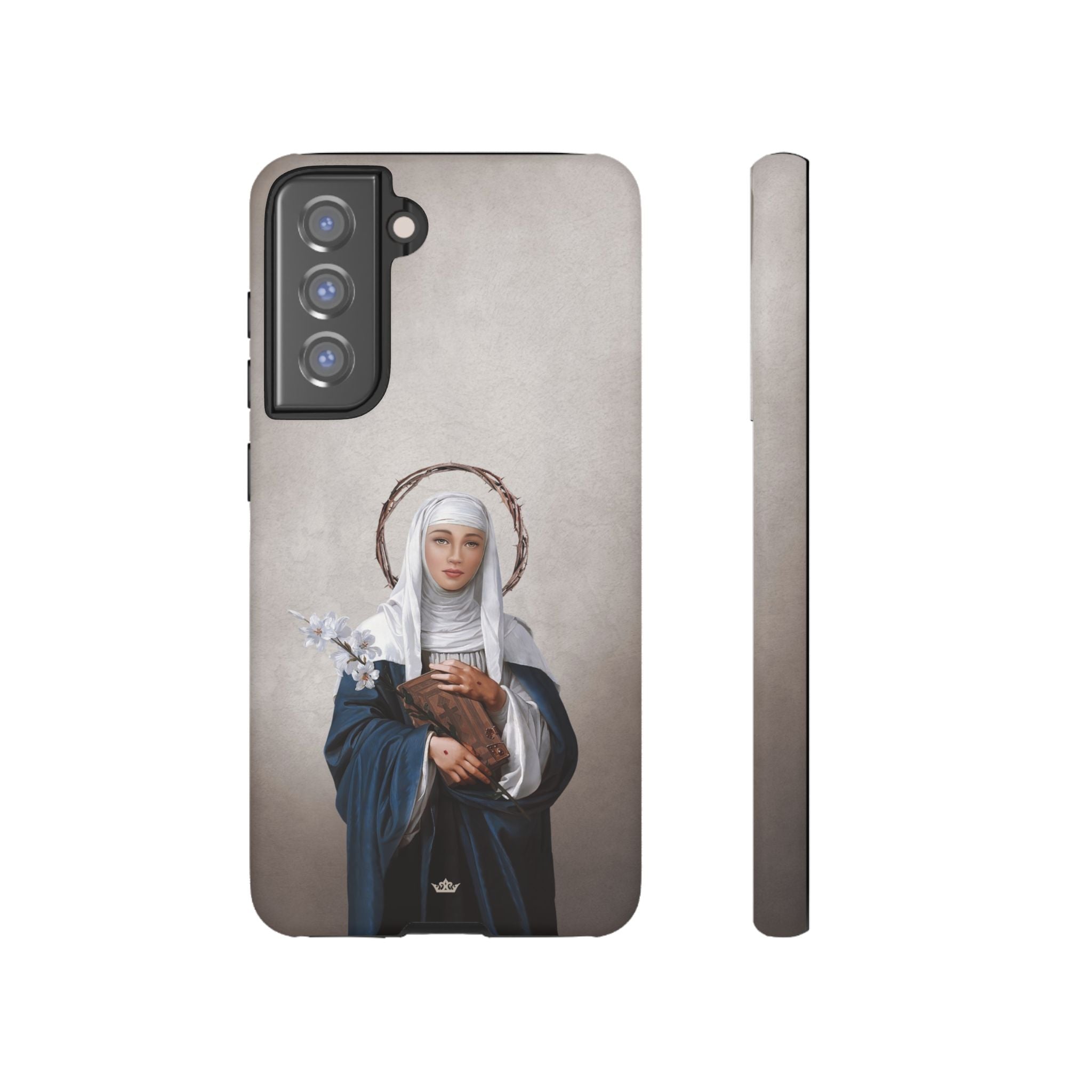 St. Catherine of Siena Hard Phone Case (Light)