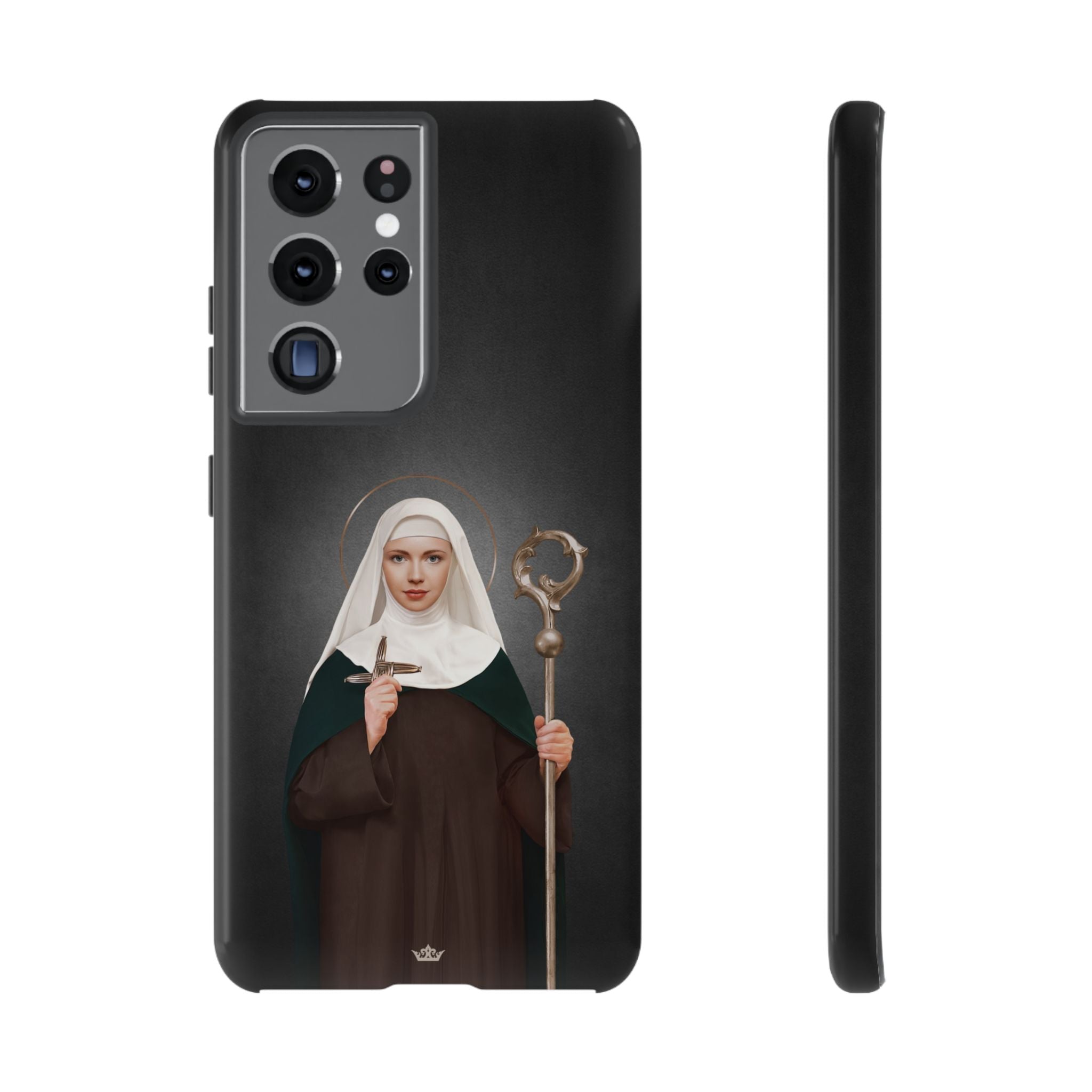 St. Brigid of Ireland Hard Phone Case (Dark)