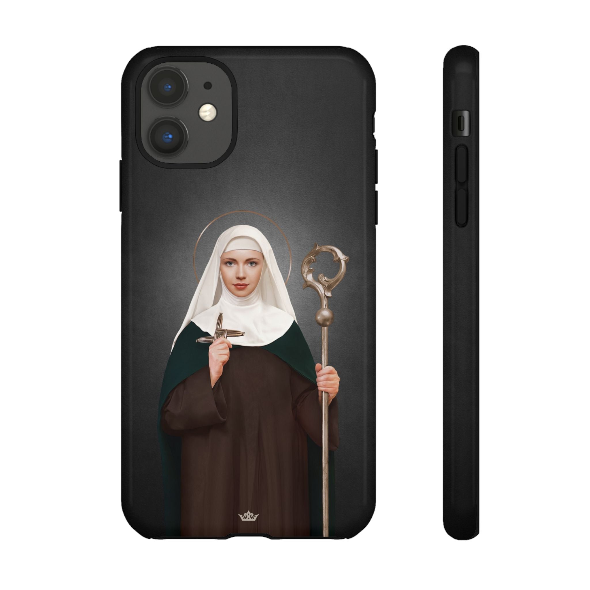 St. Brigid of Ireland Hard Phone Case (Dark)