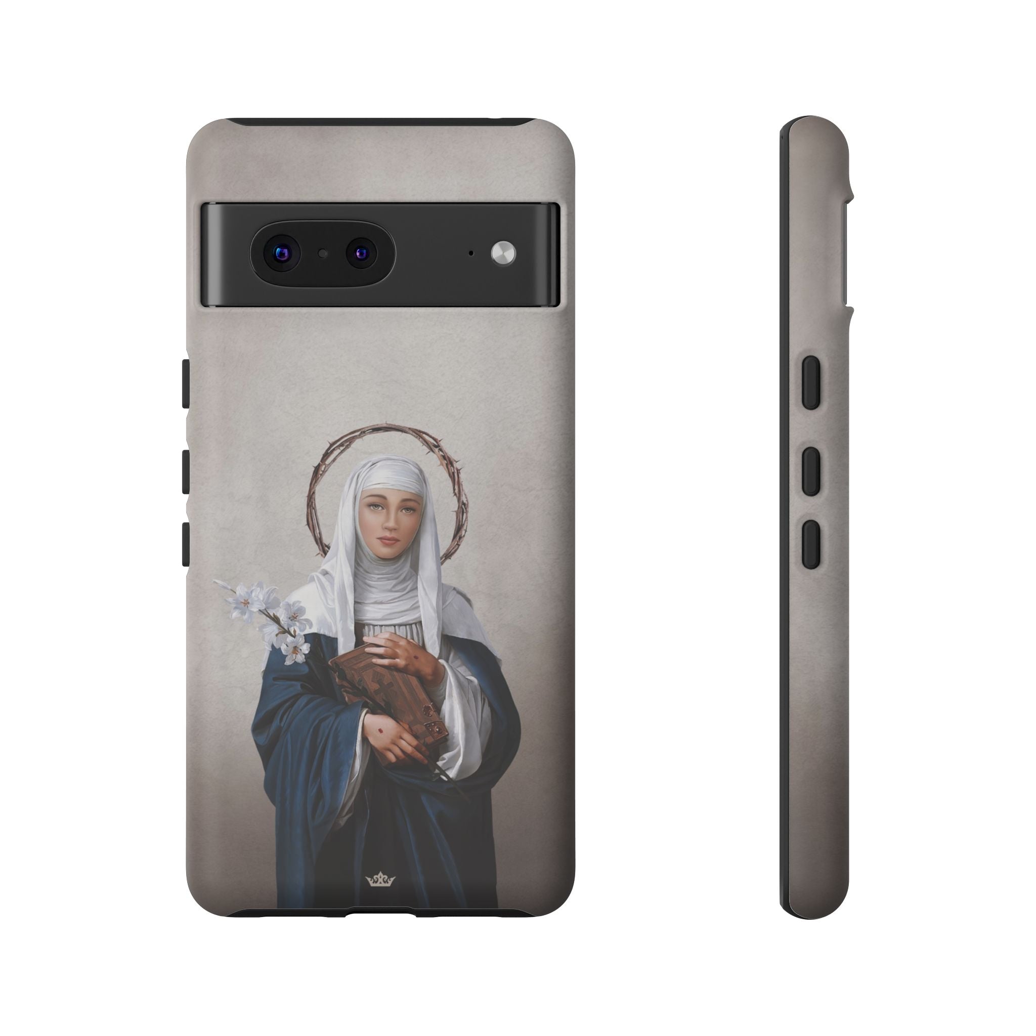 St. Catherine of Siena Hard Phone Case (Light)