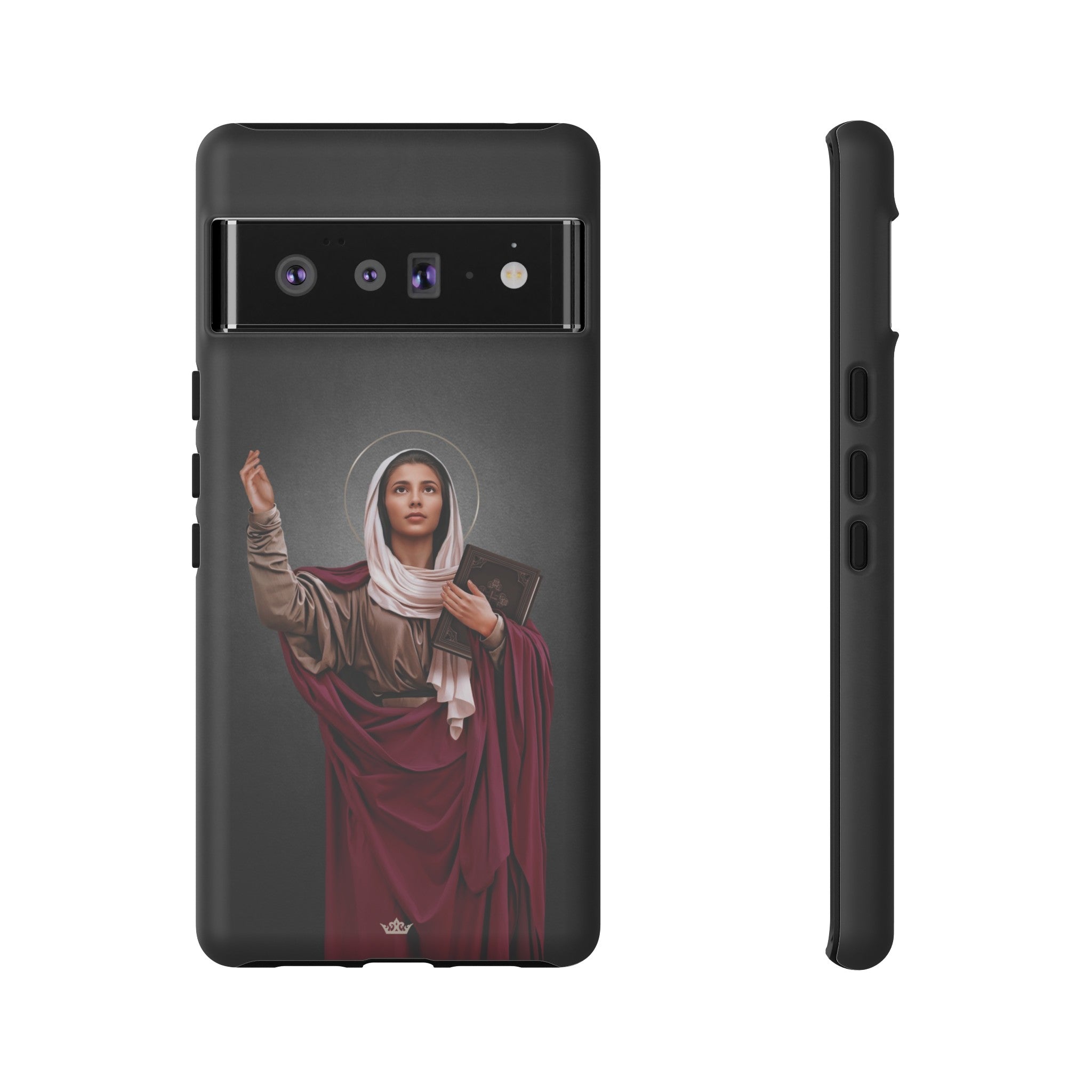 St. Monica Hard Phone Case (Dark)