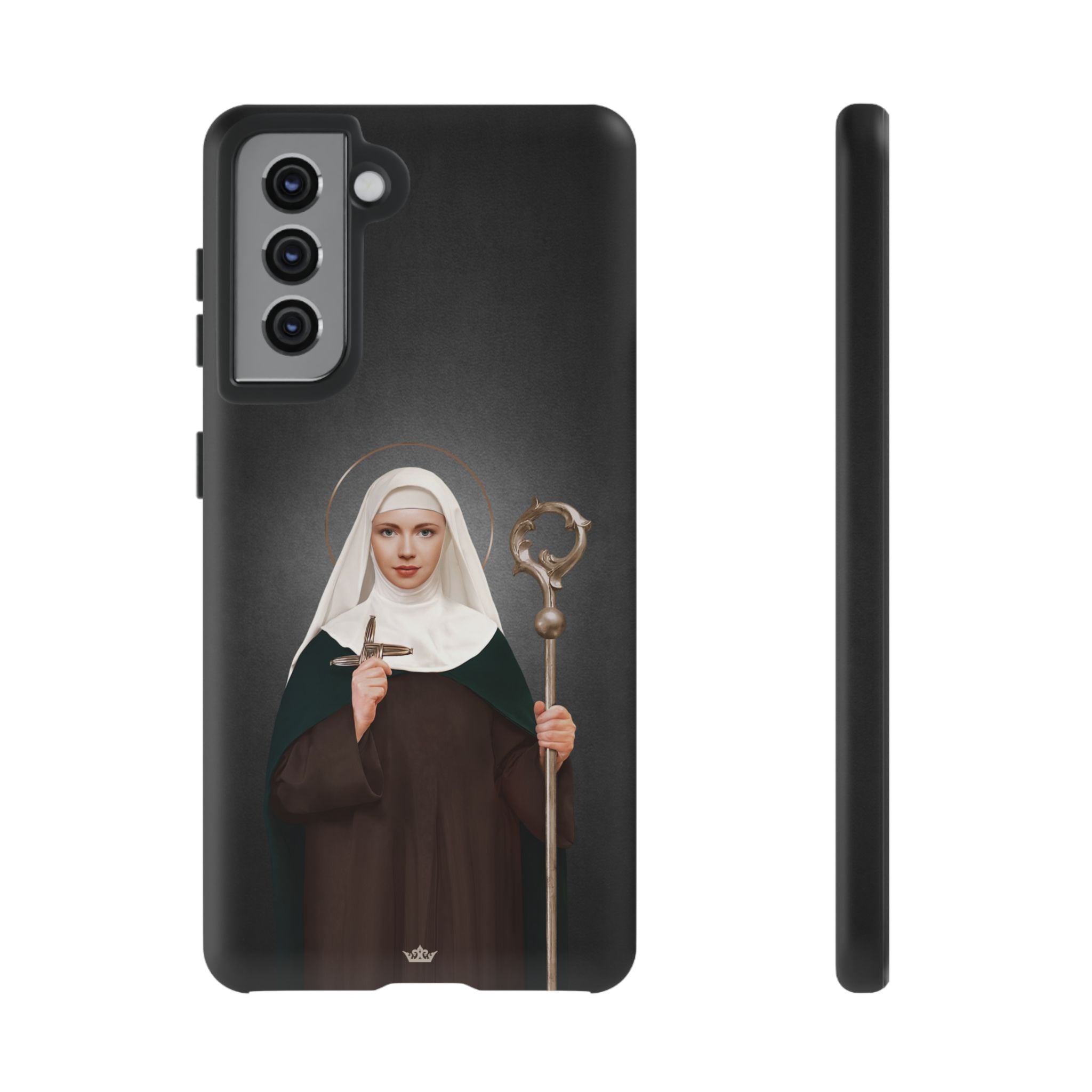 St. Brigid of Ireland Hard Phone Case (Dark)