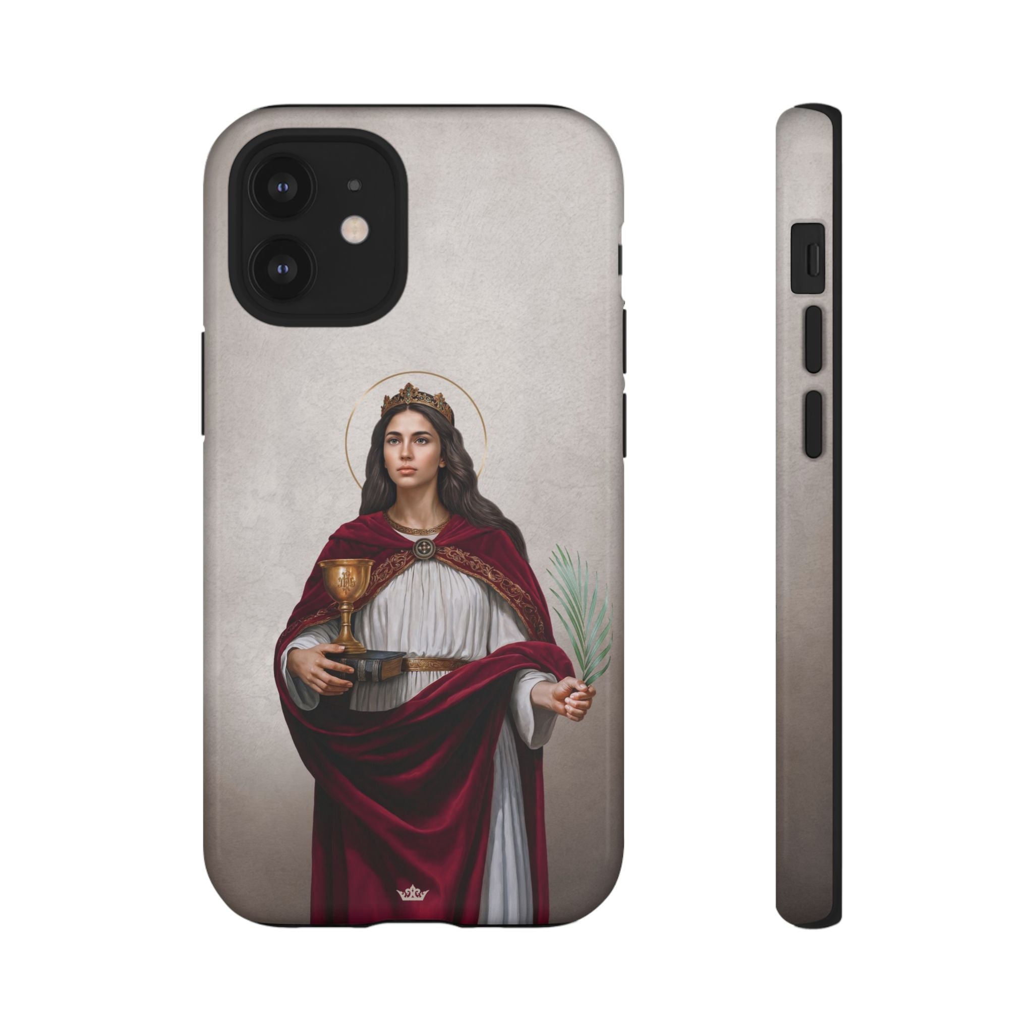 St. Barbara Hard Phone Case (Light)