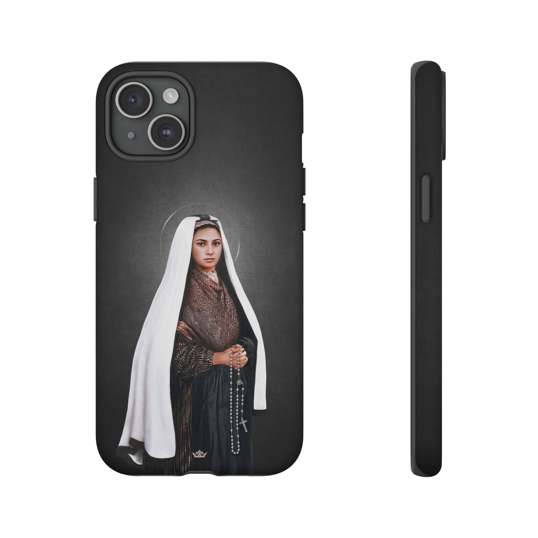 St. Bernadette Hard Phone Case (Dark)