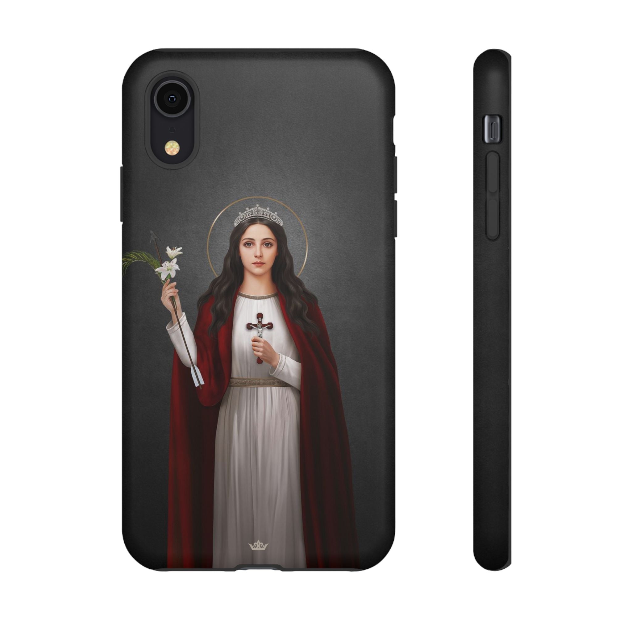 St. Philomena Hard Phone Case (Dark)