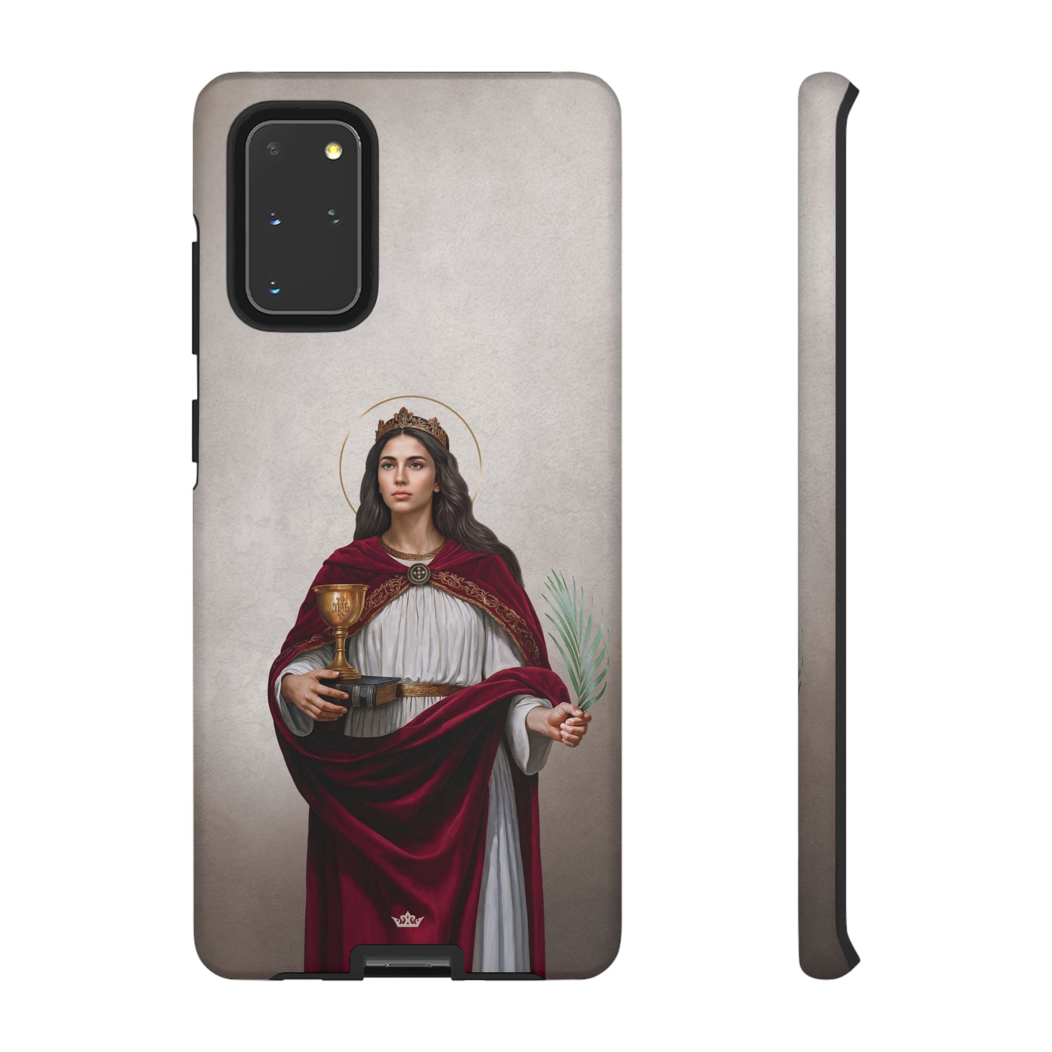 St. Barbara Hard Phone Case (Light)