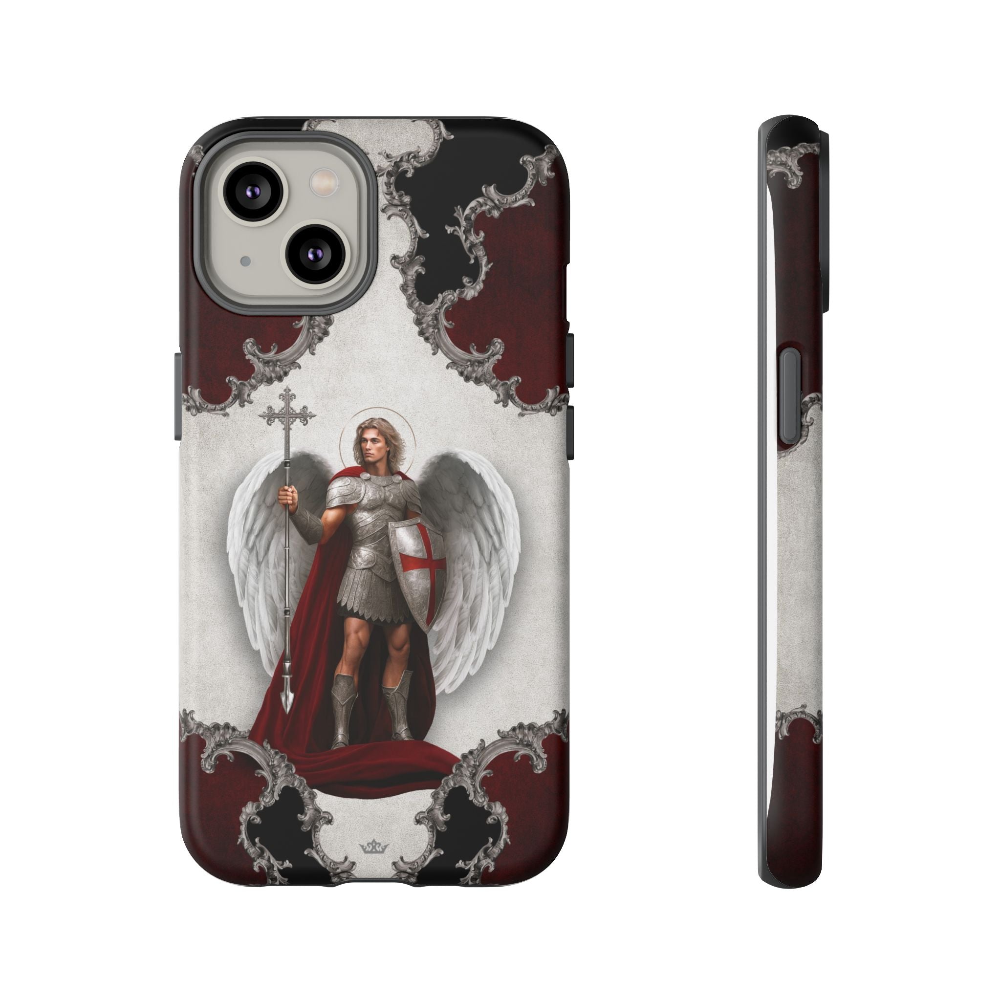 St. Michael the Archangel Victorious Hard Phone Case (Baroque)