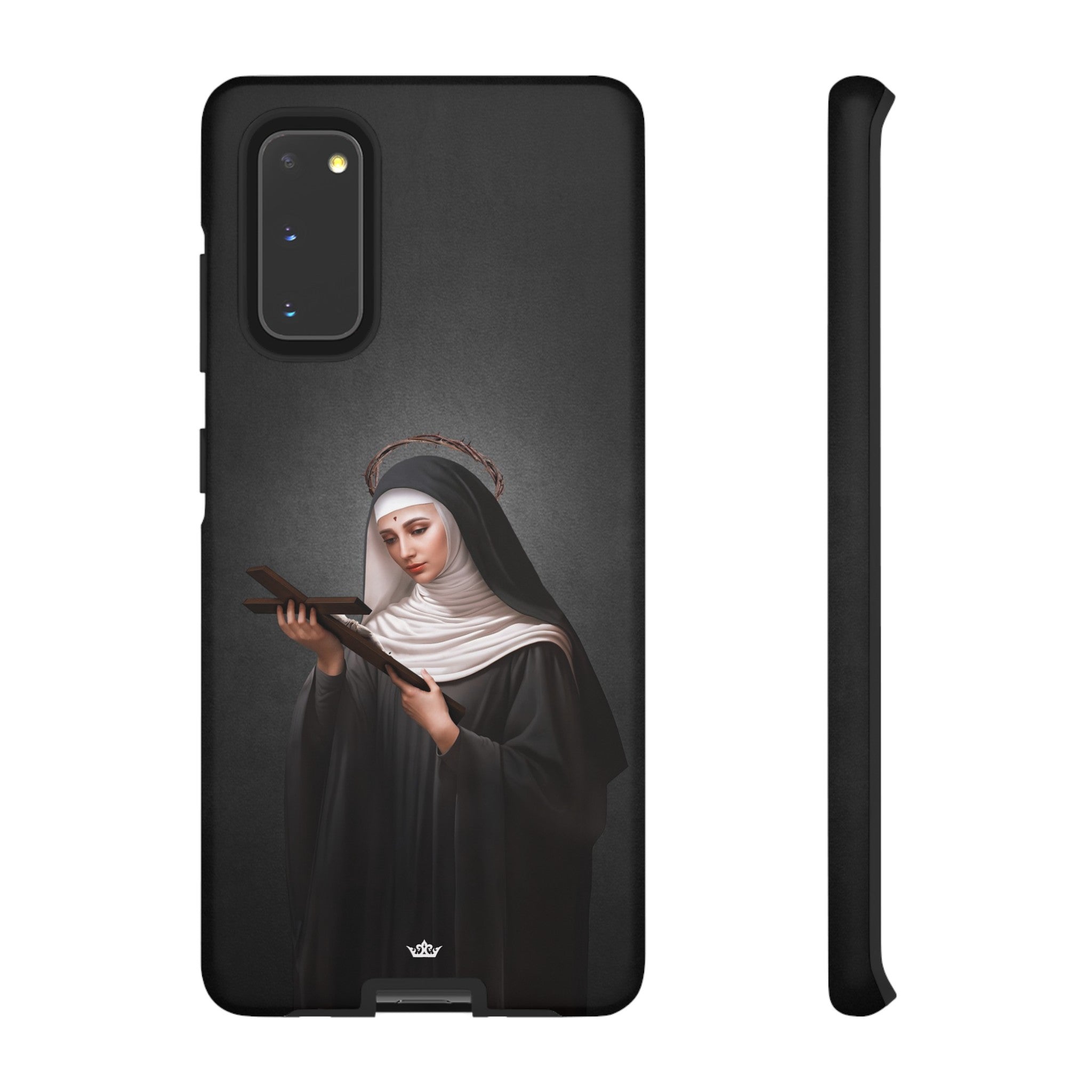 St. Rita of Cascia Hard Phone Case (Dark)