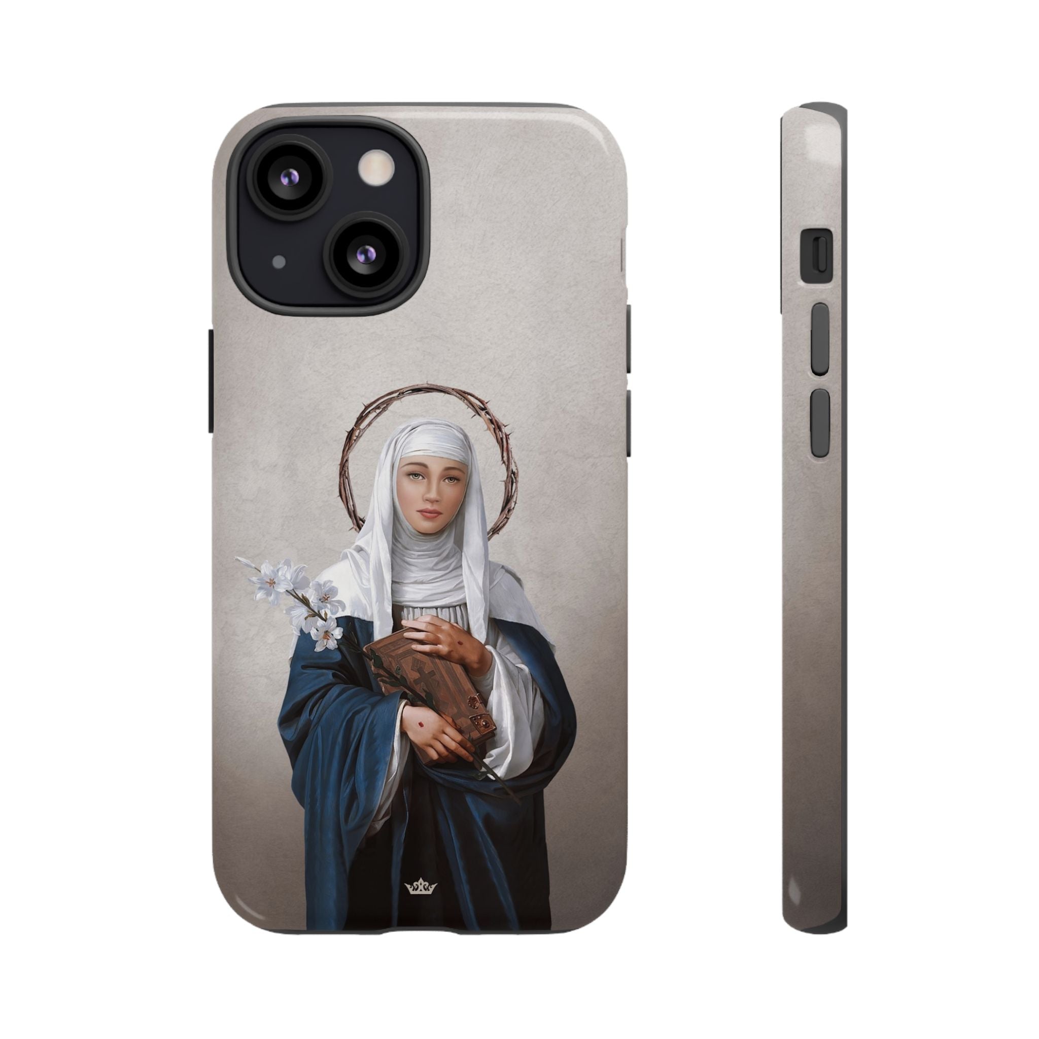 St. Catherine of Siena Hard Phone Case (Light)