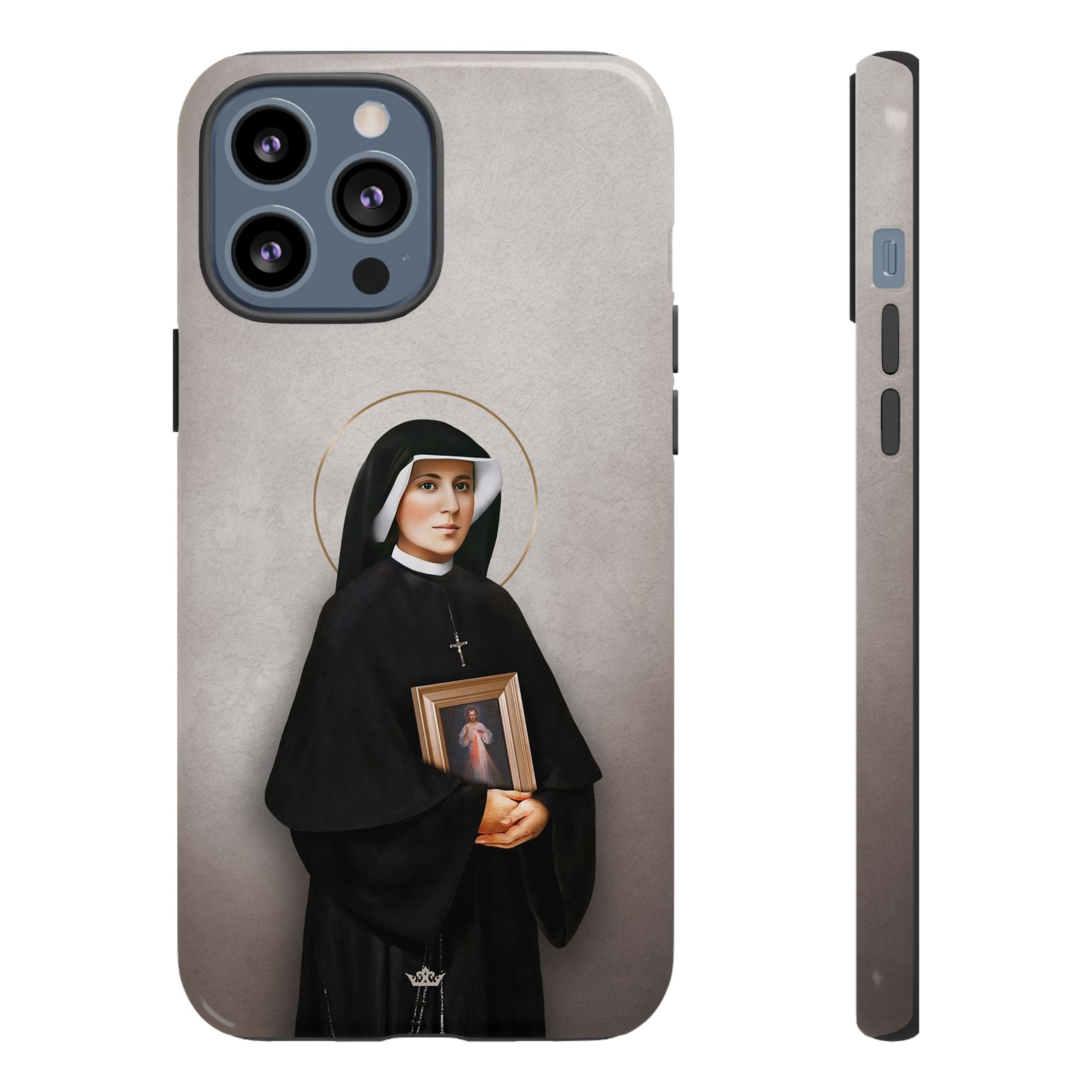 St. Faustina Hard Phone Case (Light)