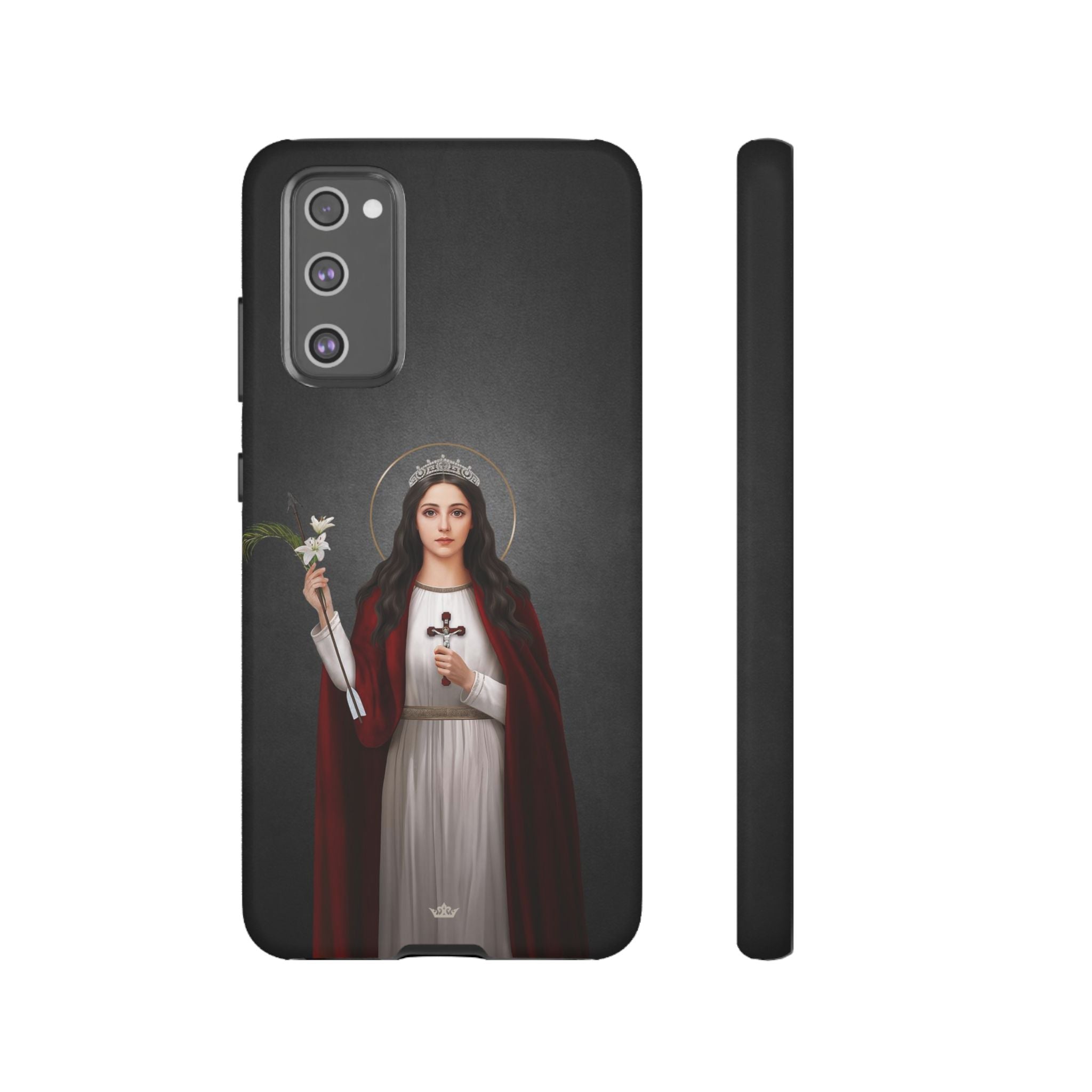 St. Philomena Hard Phone Case (Dark)