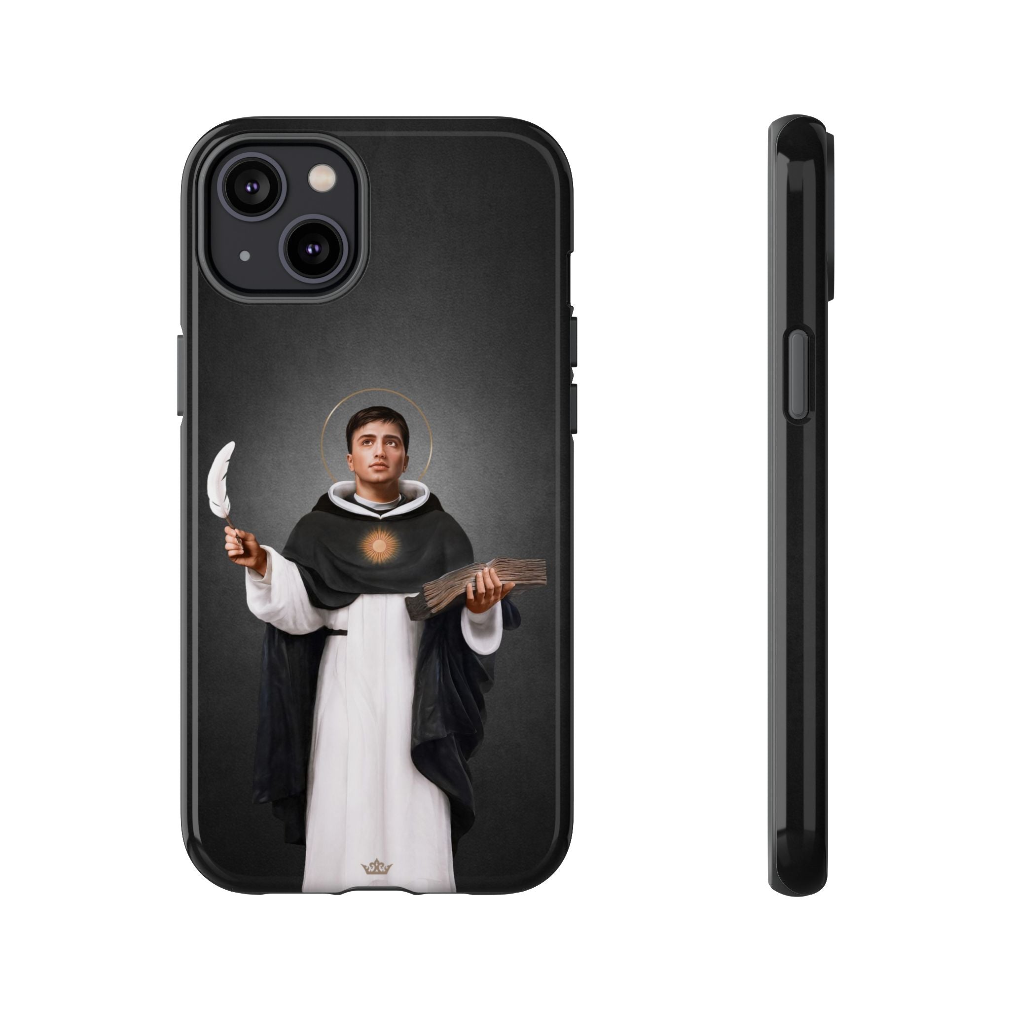 St. Thomas Aquinas Hard Phone Case (Dark)