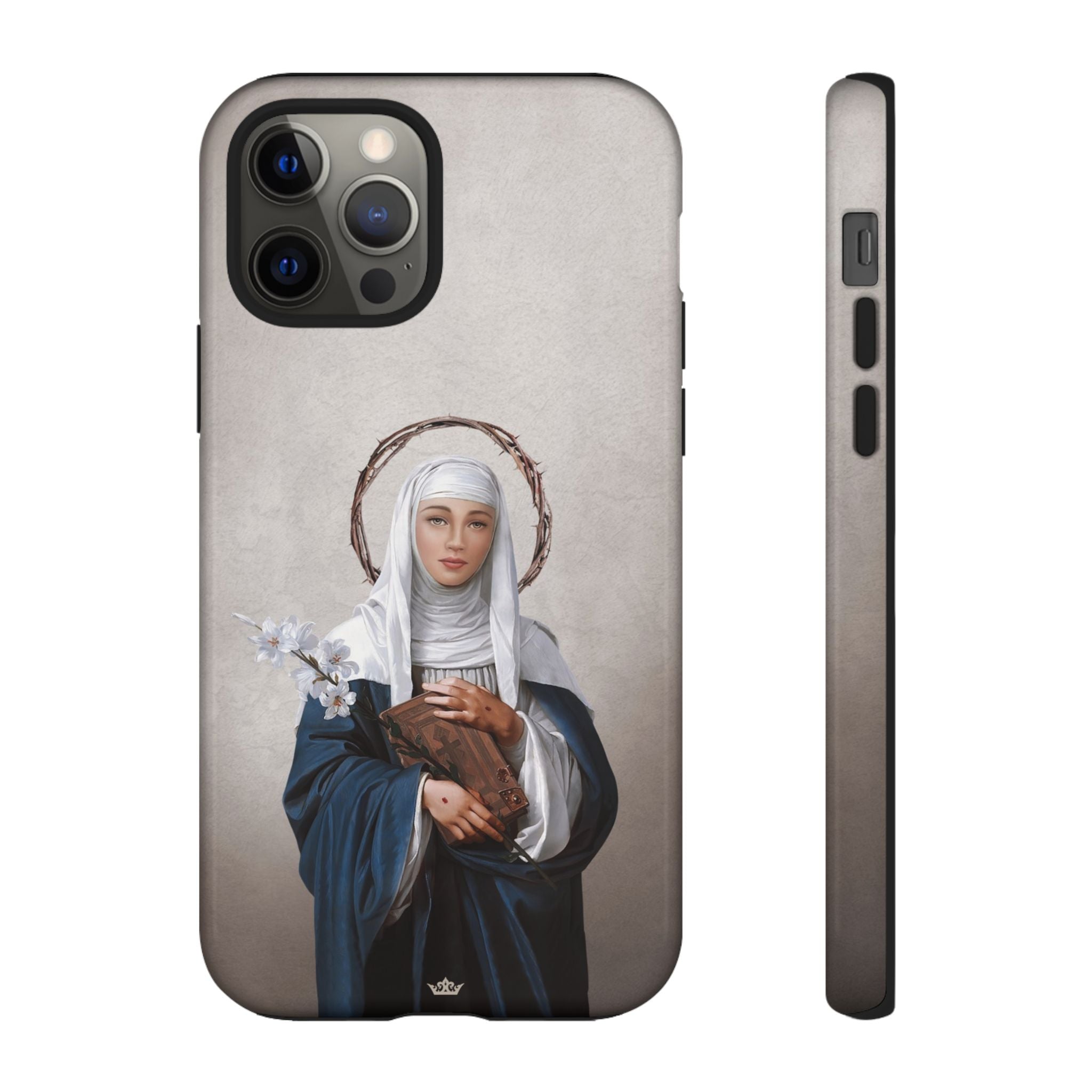 St. Catherine of Siena Hard Phone Case (Light)