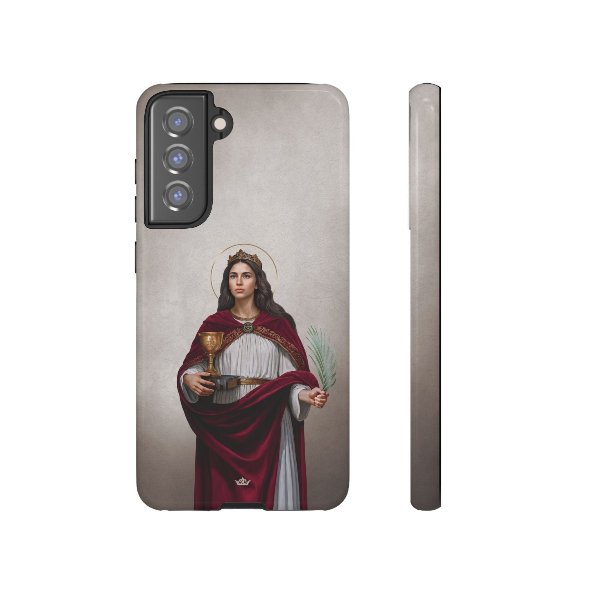 St. Barbara Hard Phone Case (Light)