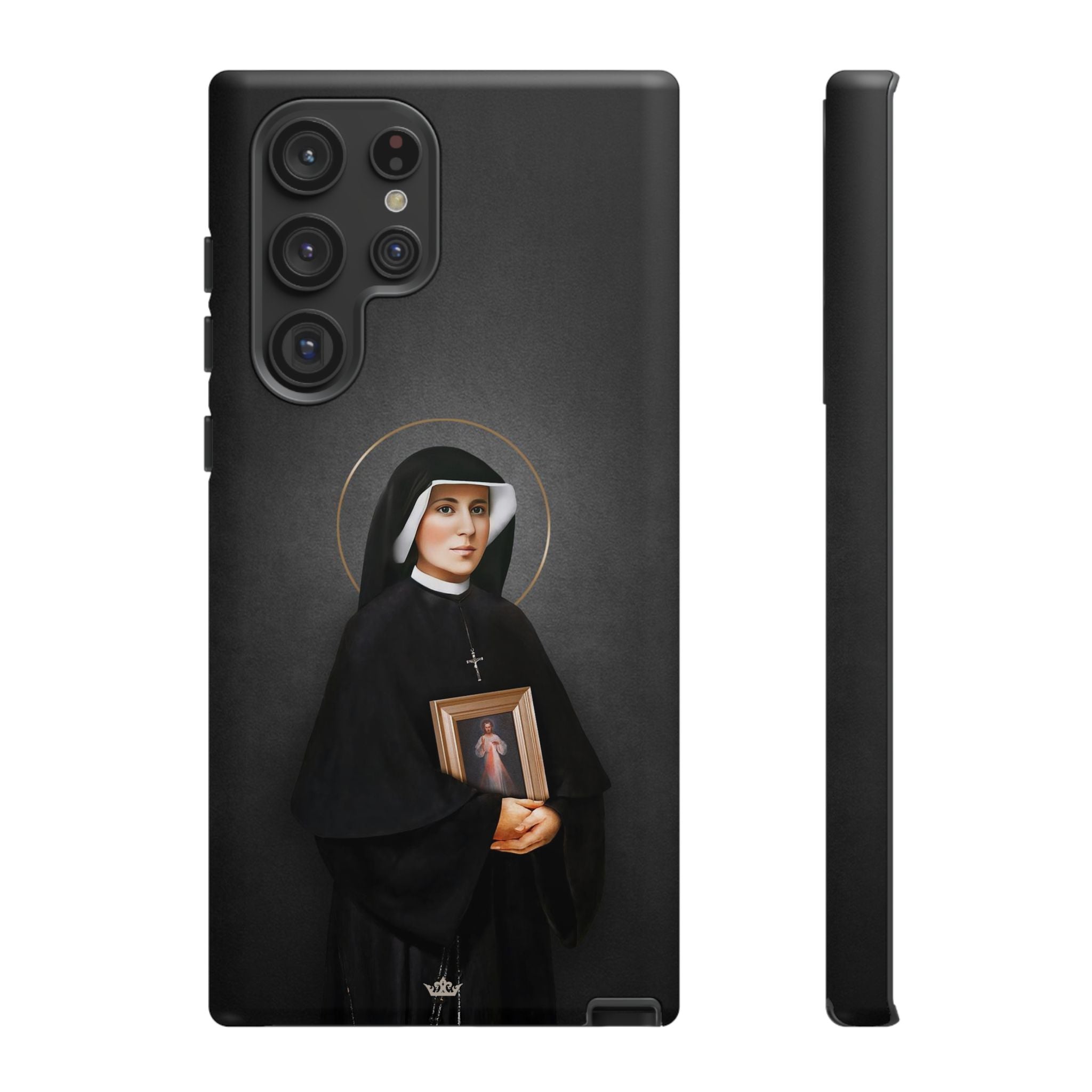 St. Faustina Hard Phone Case (Dark)