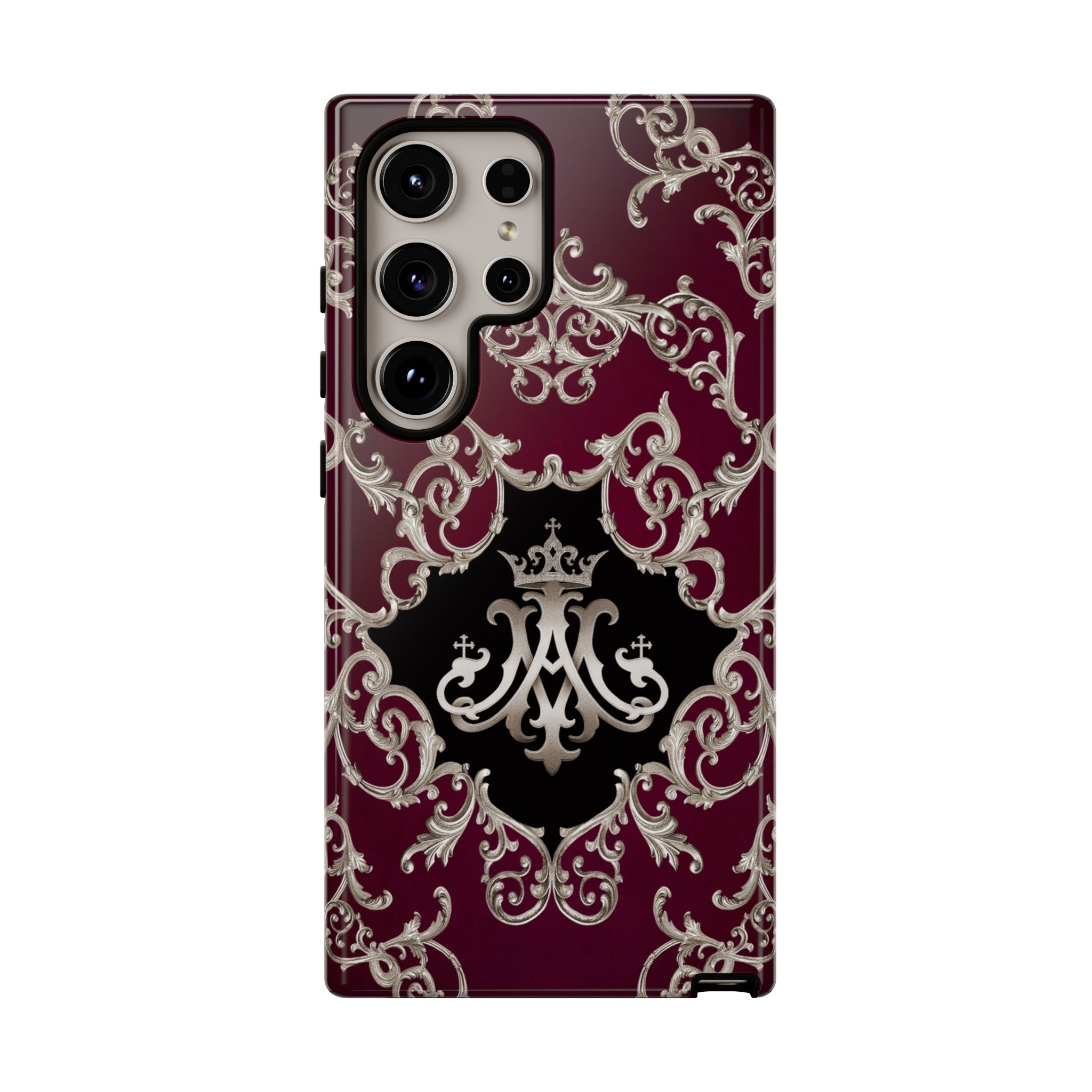 Ave Maria Hard Phone Case (Baroque Mahogany)