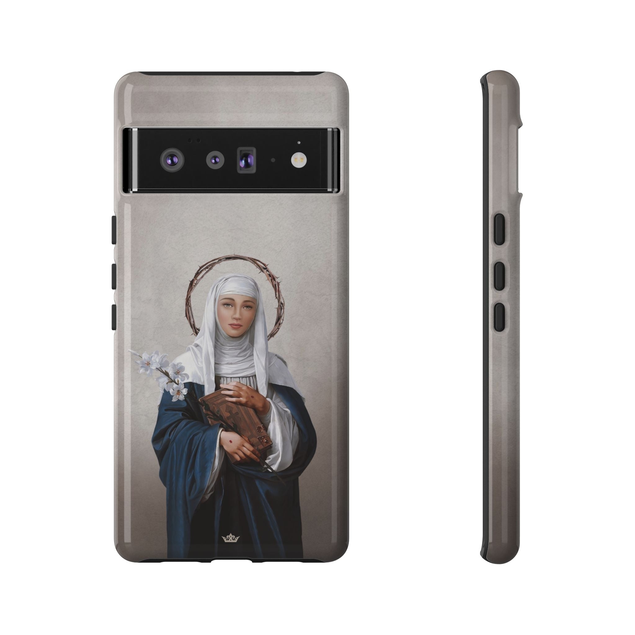 St. Catherine of Siena Hard Phone Case (Light)