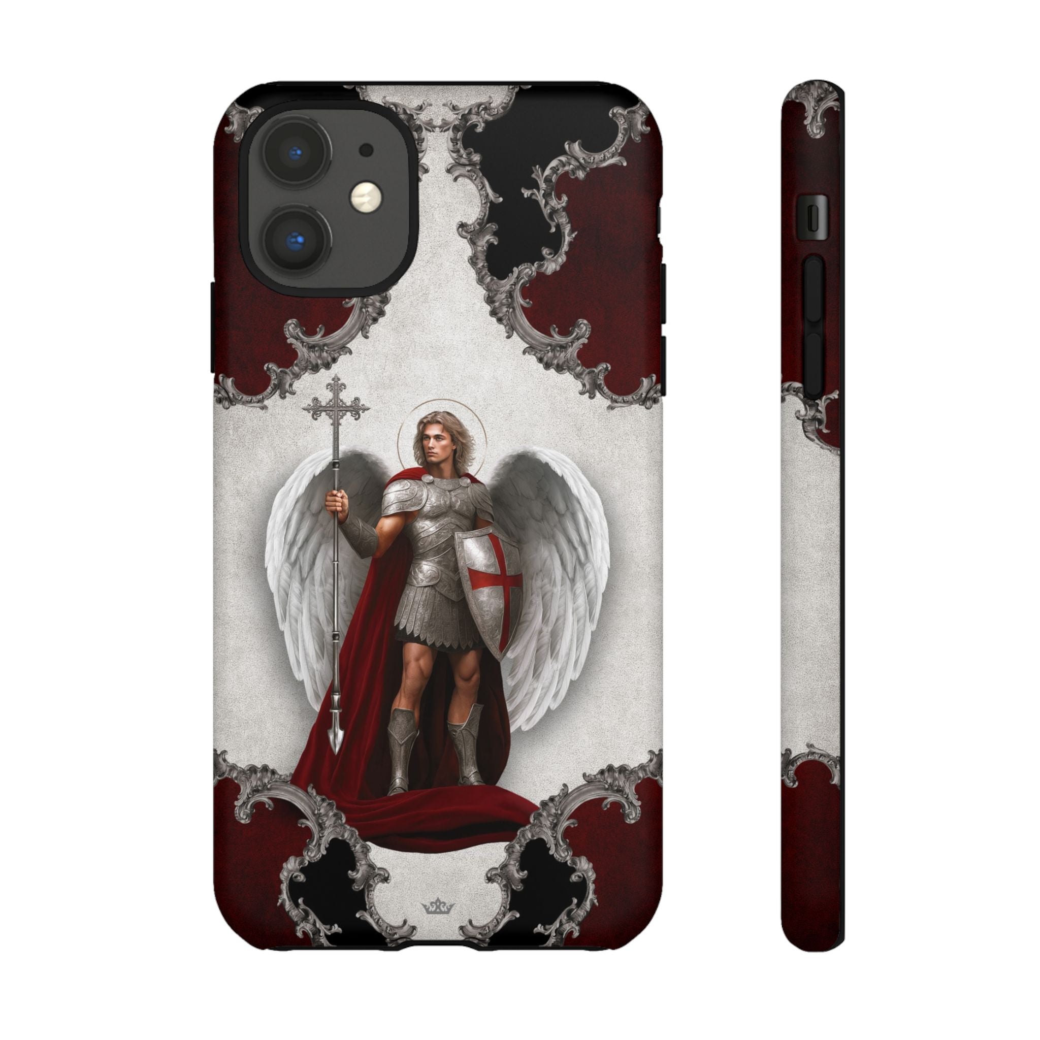 St. Michael the Archangel Victorious Hard Phone Case (Baroque)