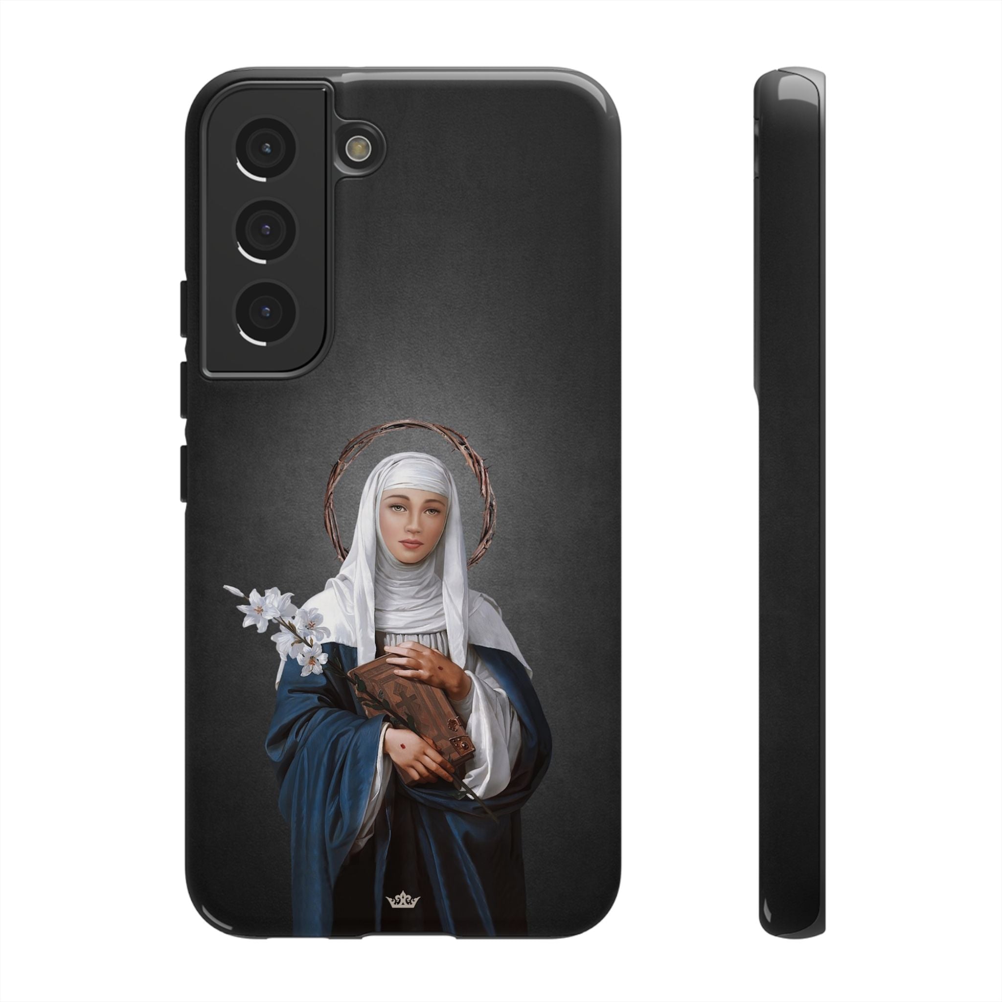 St. Catherine of Siena Hard Phone Case (Dark)