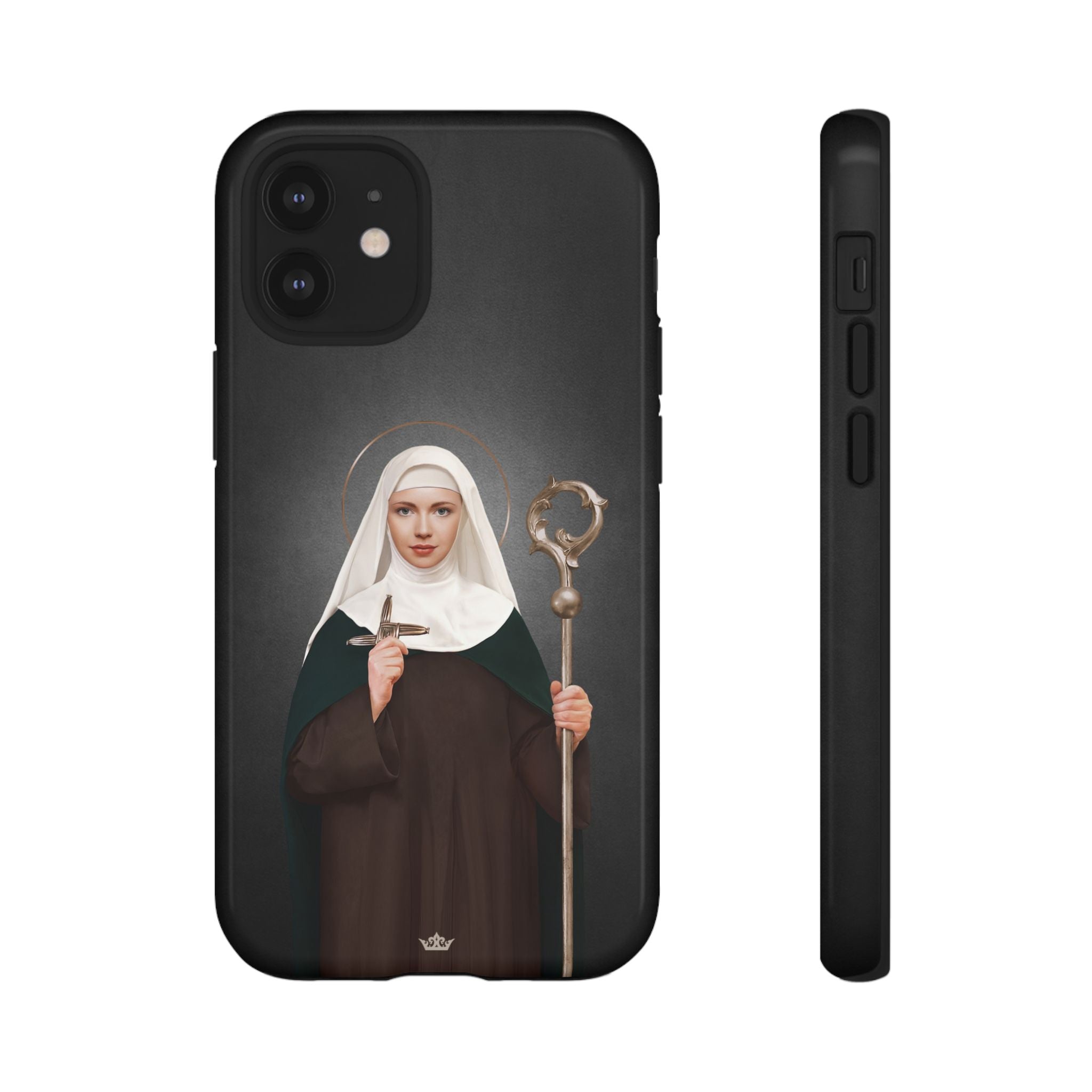 St. Brigid of Ireland Hard Phone Case (Dark)