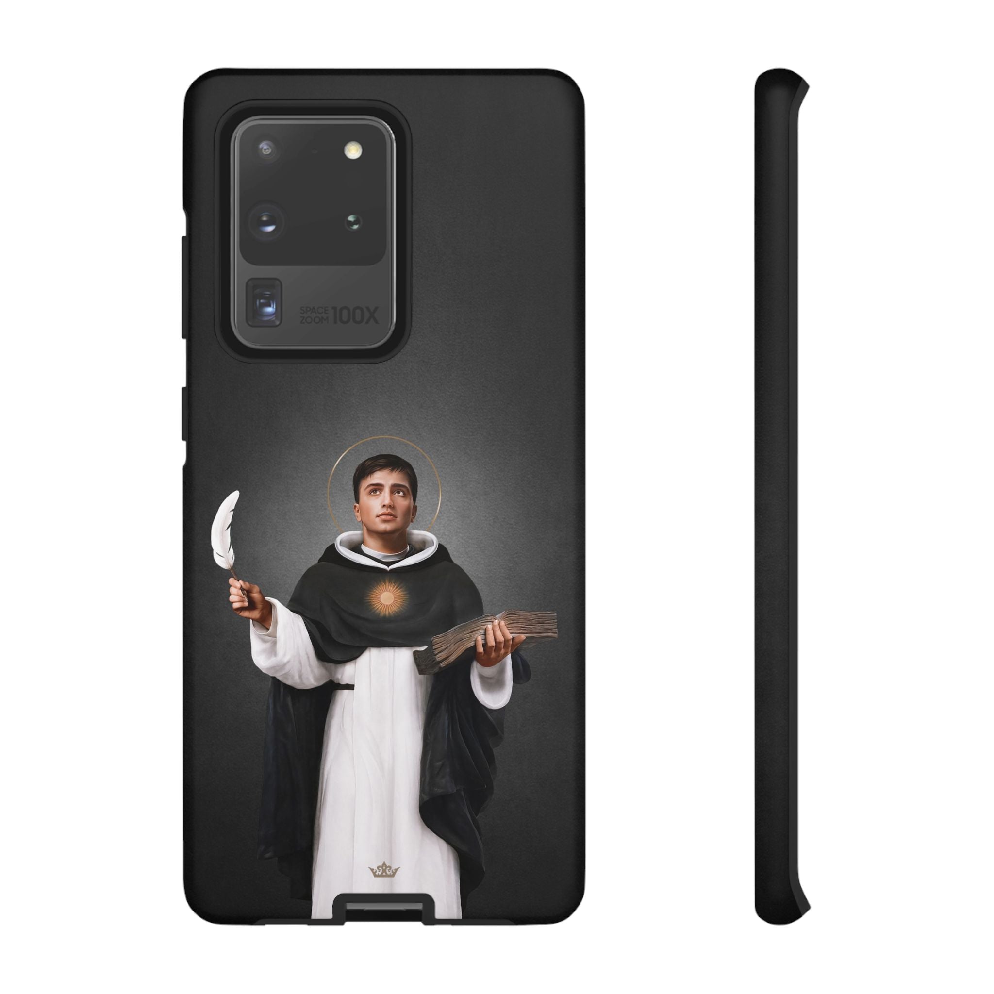 St. Thomas Aquinas Hard Phone Case (Dark)