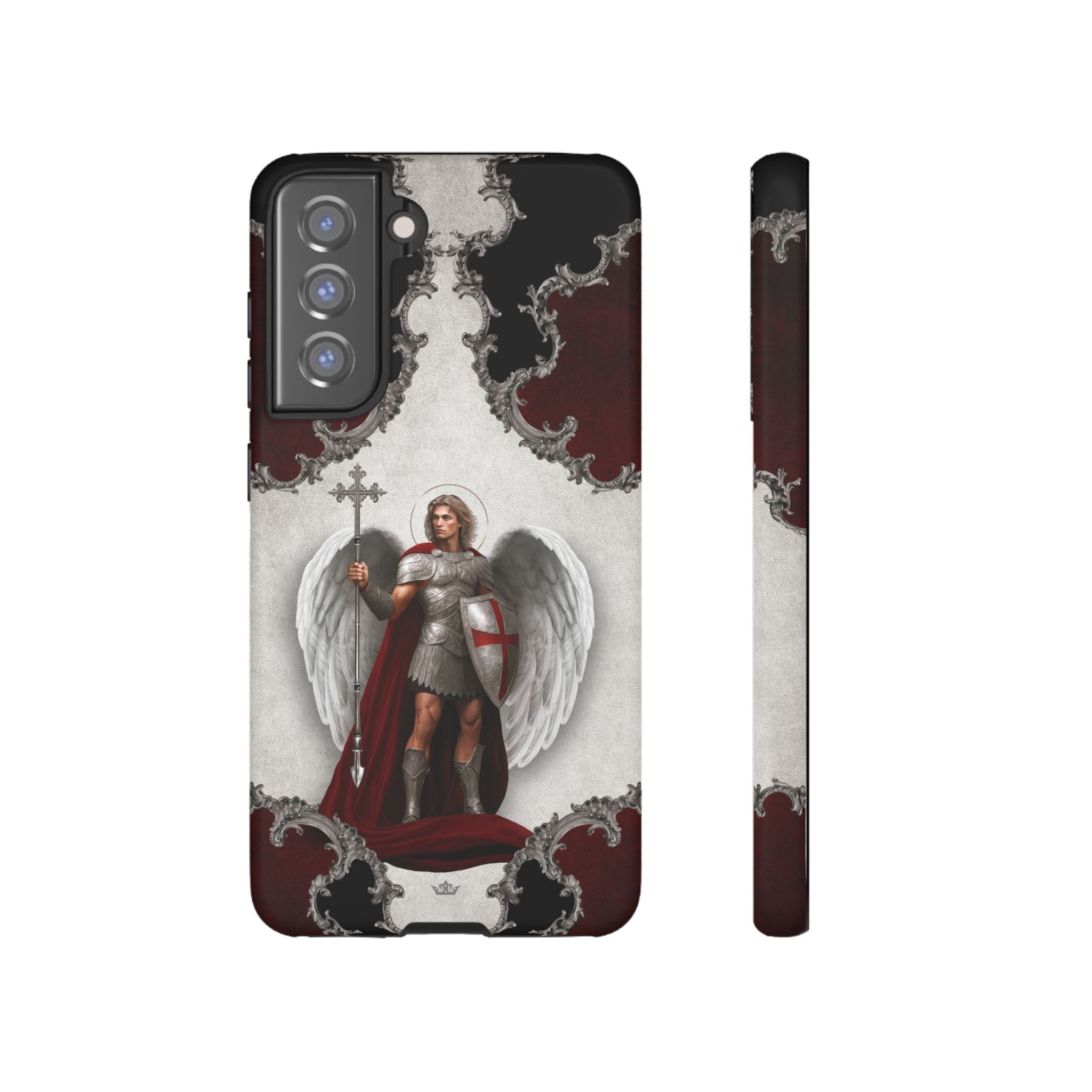 St. Michael the Archangel Victorious Hard Phone Case (Baroque)