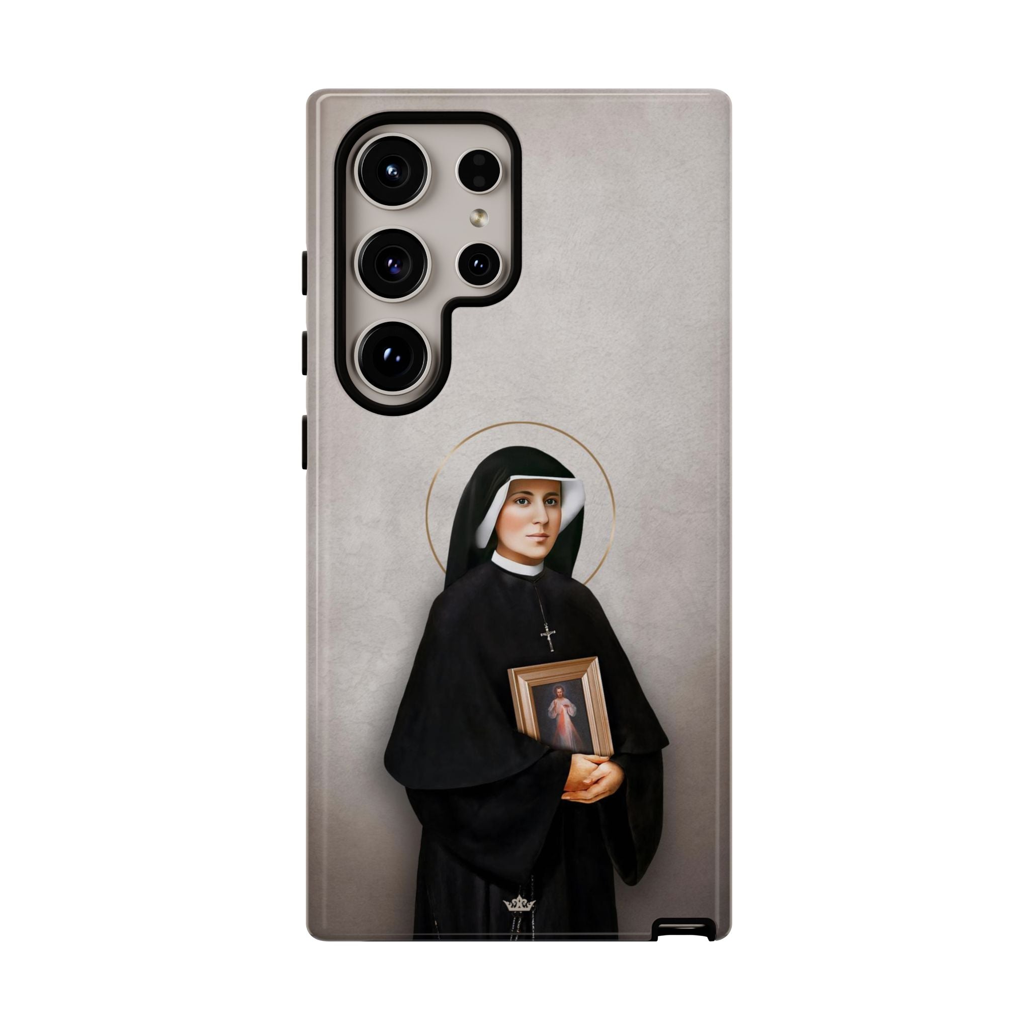 St. Faustina Hard Phone Case (Light)