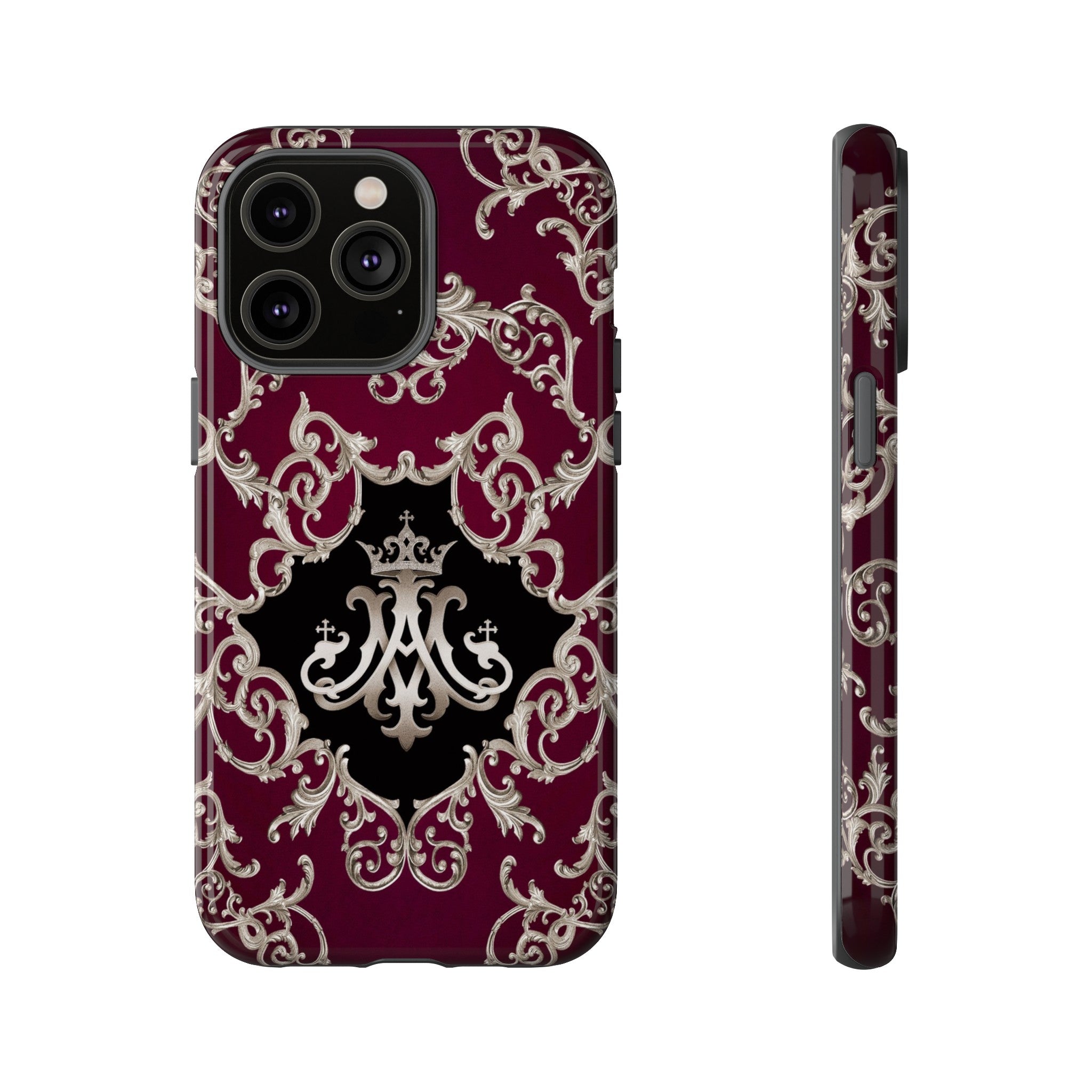 Ave Maria Hard Phone Case (Baroque Mahogany)