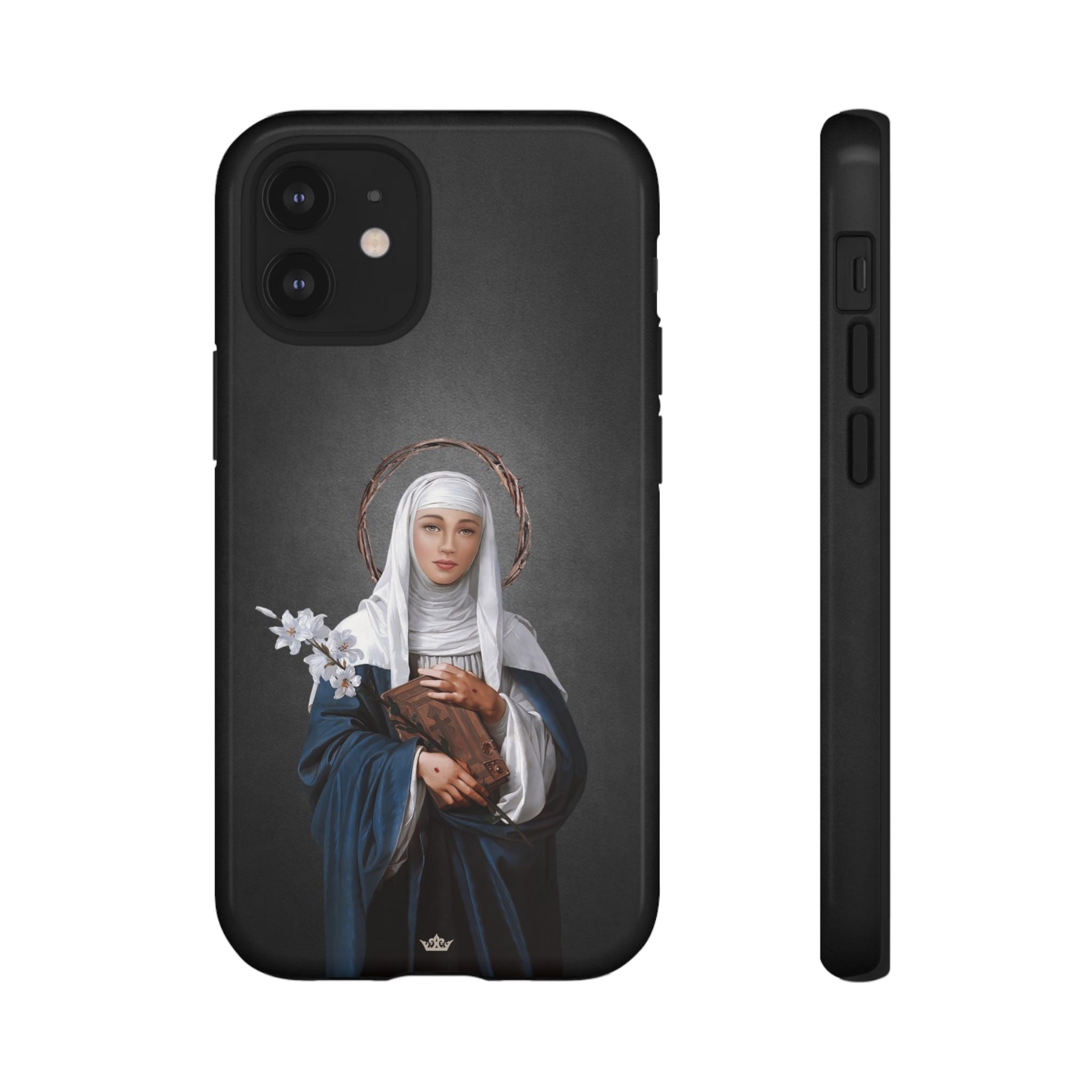 St. Catherine of Siena Hard Phone Case (Dark)