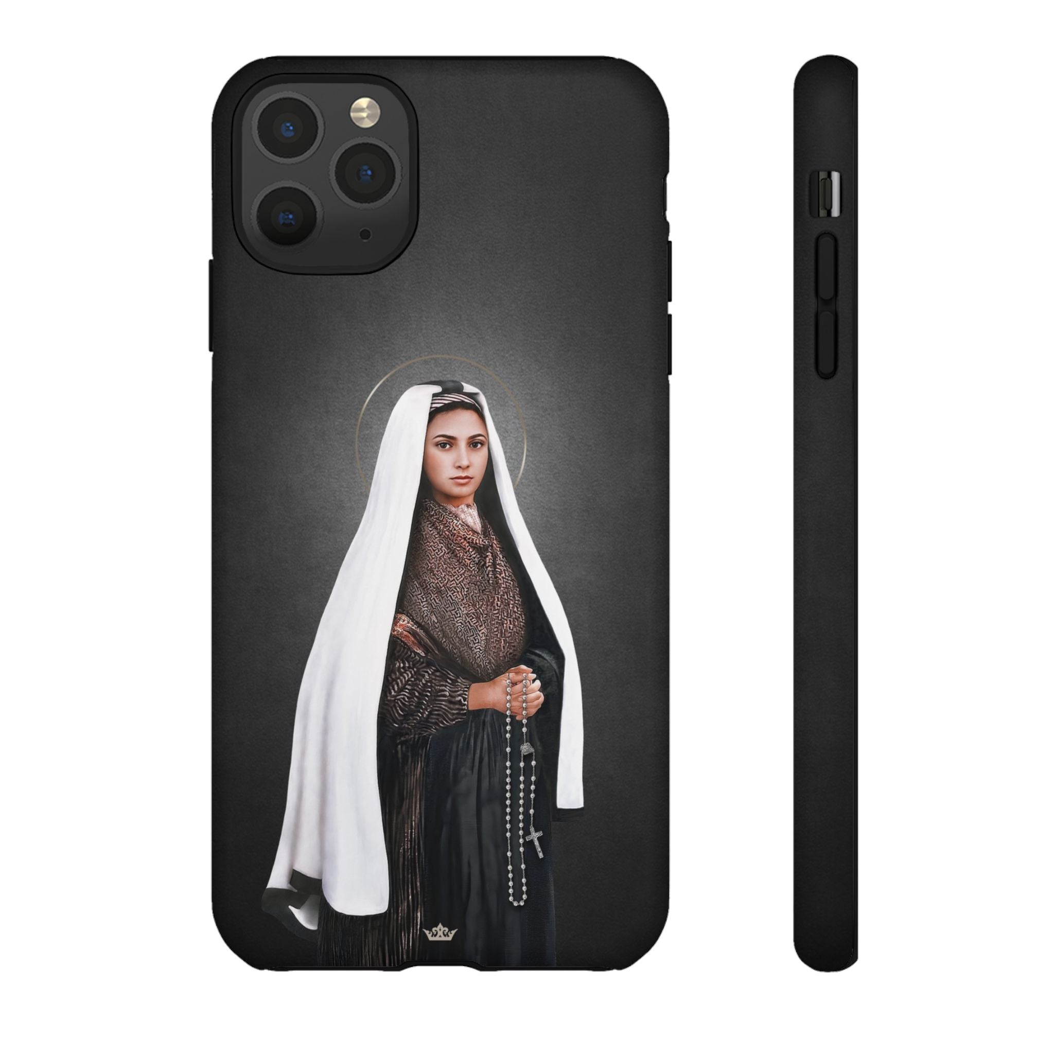 St. Bernadette Hard Phone Case (Dark)