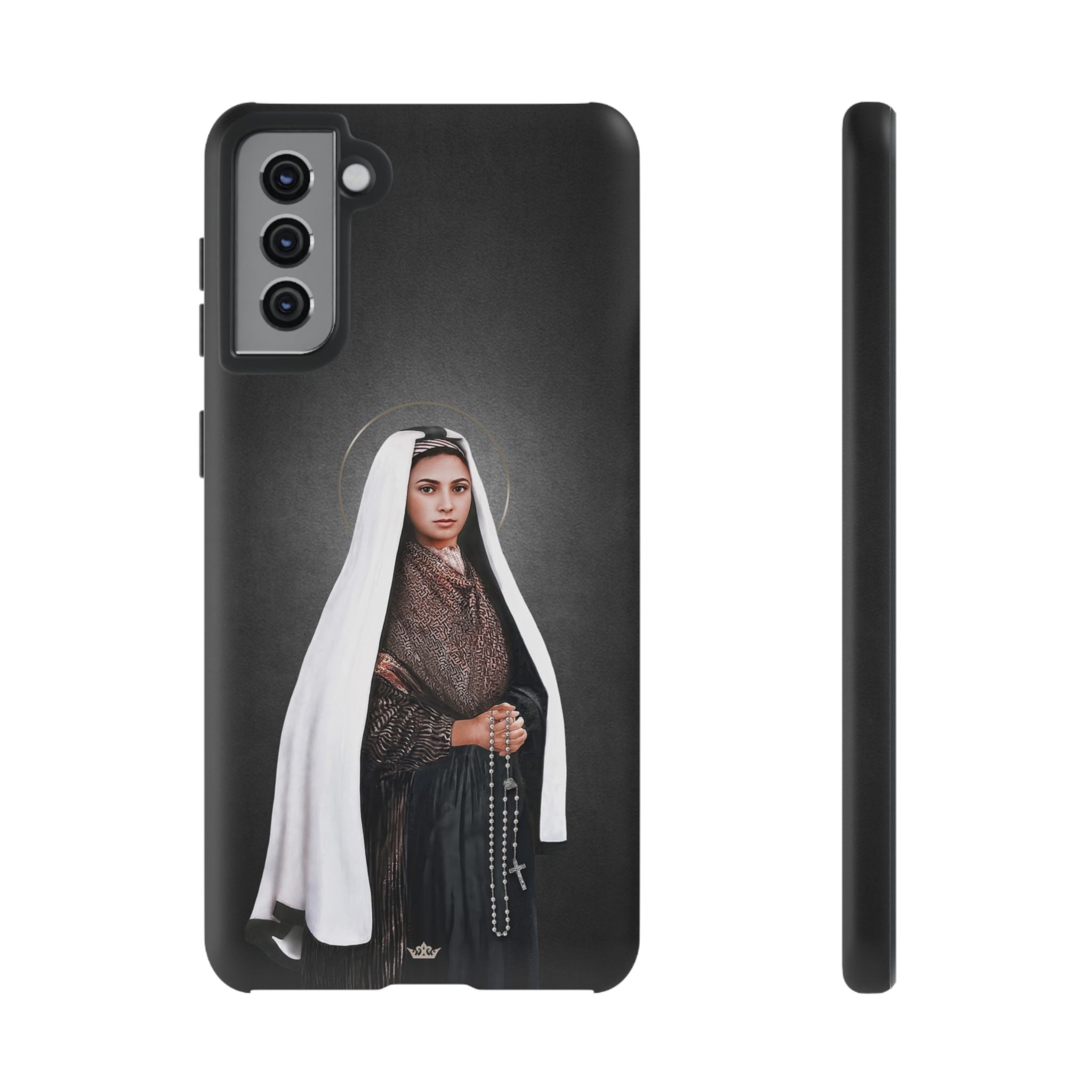 St. Bernadette Hard Phone Case (Dark)